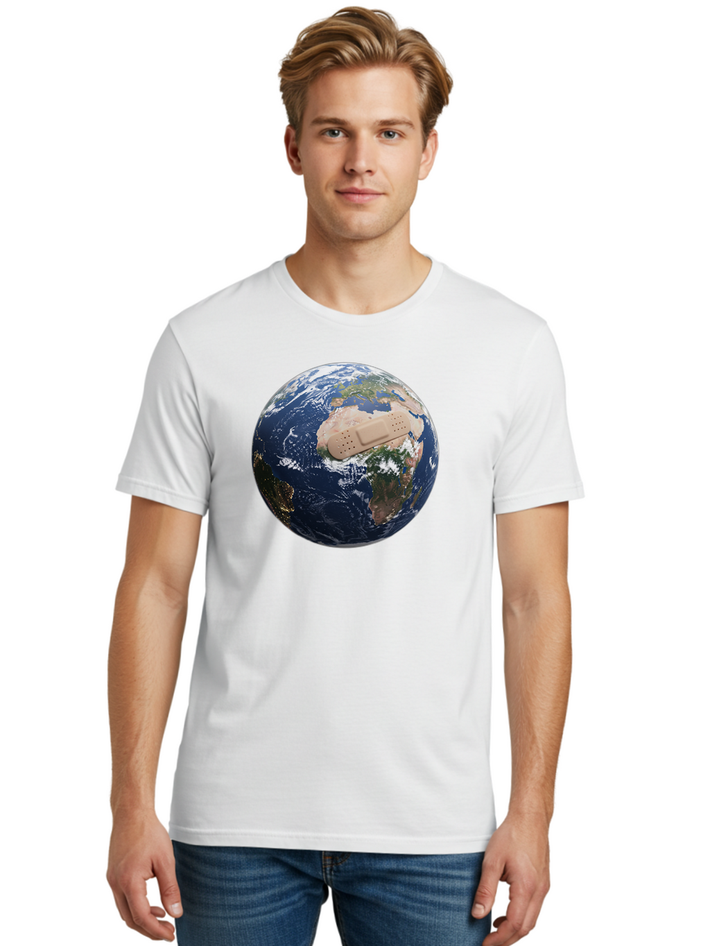Globe-With-Bandage Men'S Graphic Tee, 100% Cotton, Comfortable Casual Summer Wear, Machine Washable, Vintage Camera, Old Camera, Antique Camera, Black Camera, Classic Photography, Photography Equipment, Nostalgic Device, Film Camera, Bao489