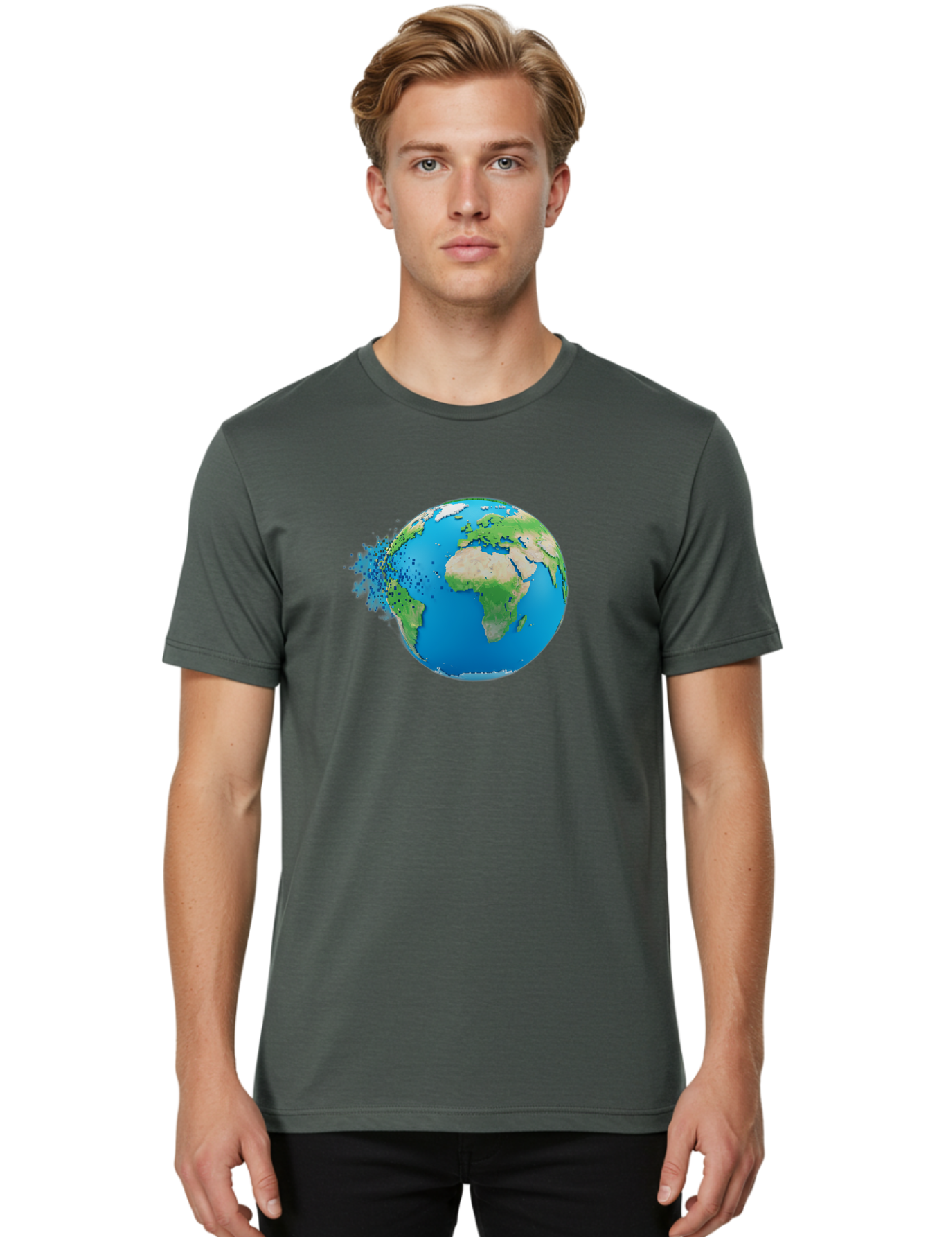 Globe Men'S Graphic Tee, 100% Cotton, Comfortable Casual Summer Wear, Machine Washable, Vintage Camera, Old Camera, Antique Camera, Black Camera, Classic Photography, Photography Equipment, Nostalgic Device, Film Camera, Camera Art Bao490