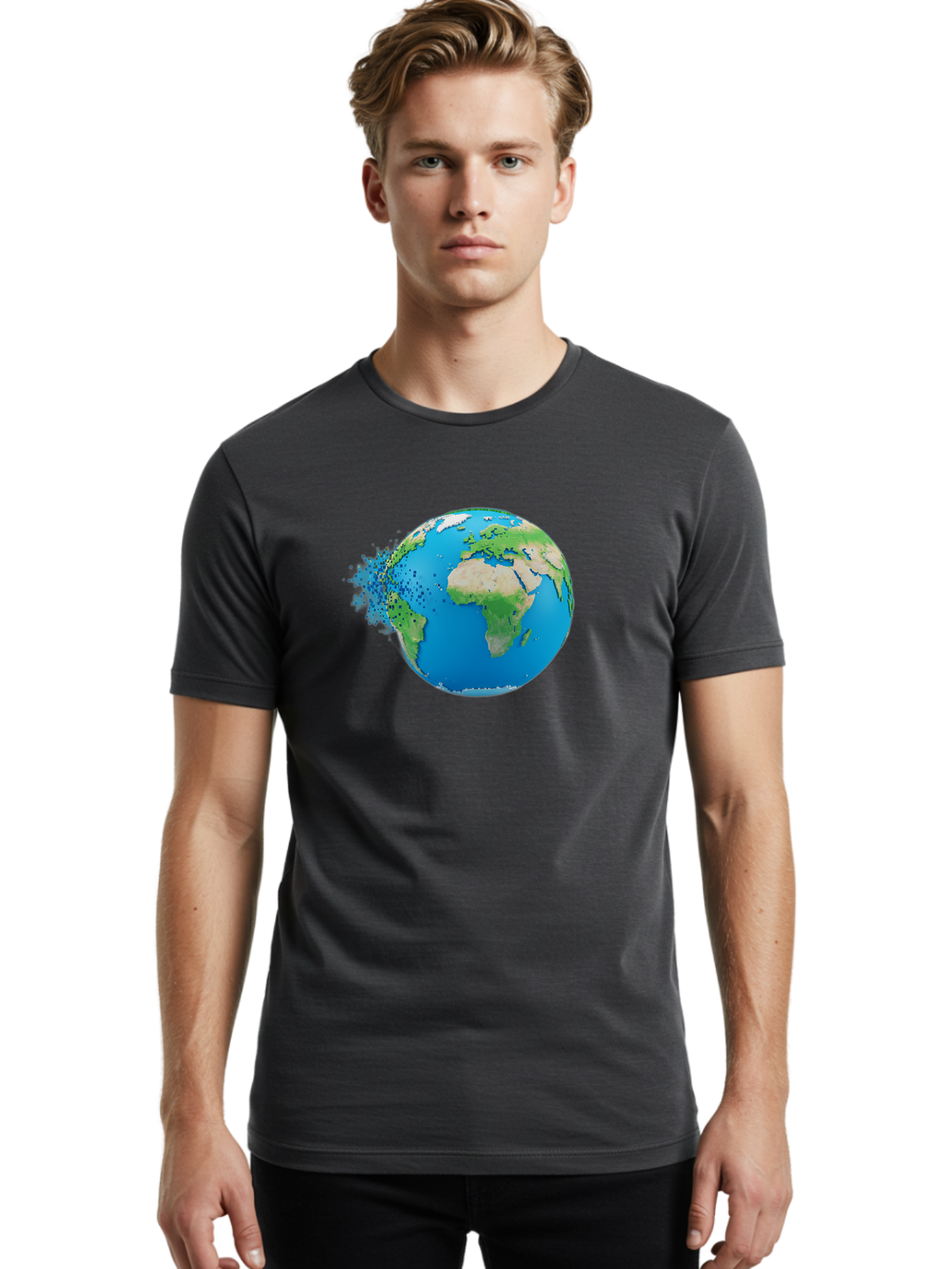 Globe Men'S Graphic Tee, 100% Cotton, Comfortable Casual Summer Wear, Machine Washable, Vintage Camera, Old Camera, Antique Camera, Black Camera, Classic Photography, Photography Equipment, Nostalgic Device, Film Camera, Camera Art Bao490
