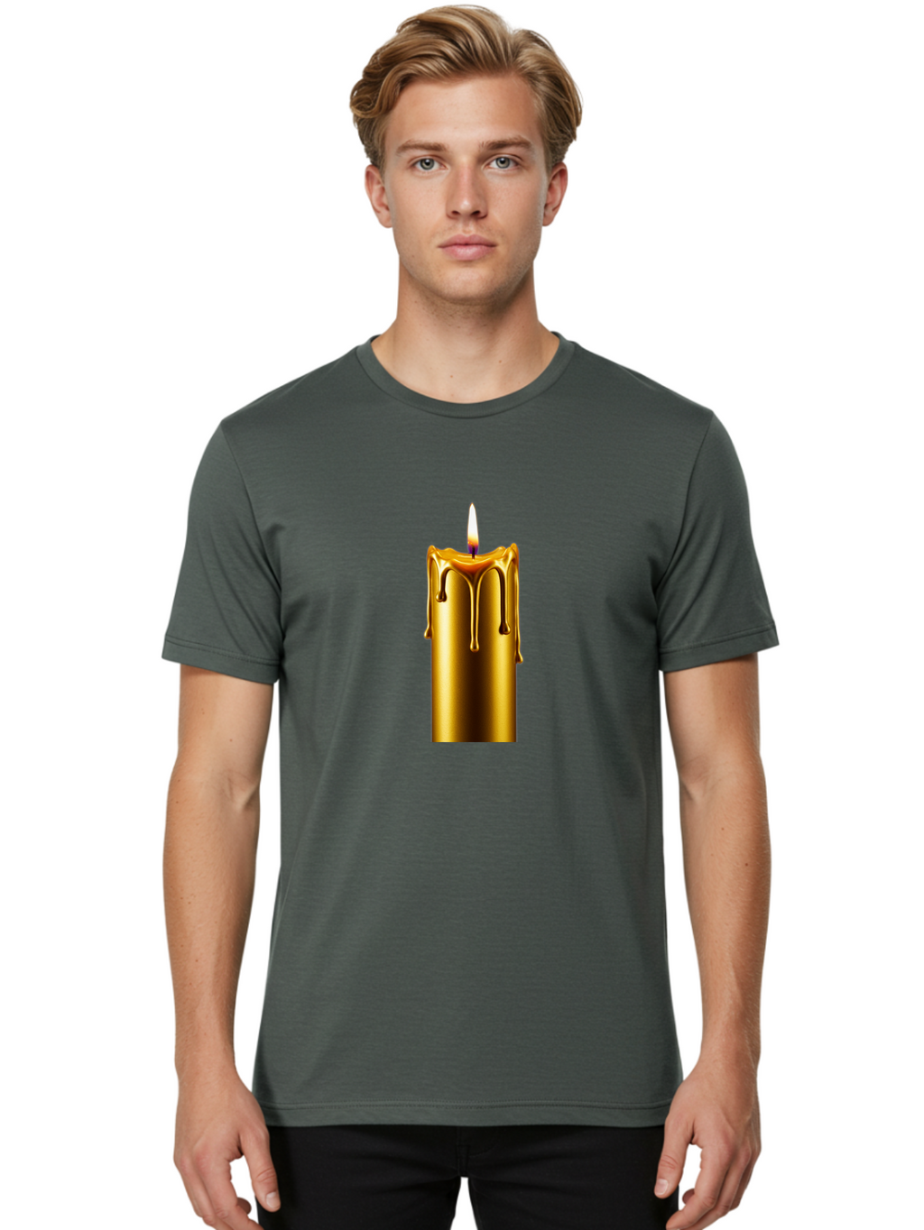 Gold-Candle Men'S Graphic Tee, 100% Cotton, Comfortable Casual Summer Wear, Machine Washable, Vintage Camera, Old Camera, Antique Camera, Black Camera, Classic Photography, Photography Equipment, Nostalgic Device, Film Camera, Camera Art Bao494