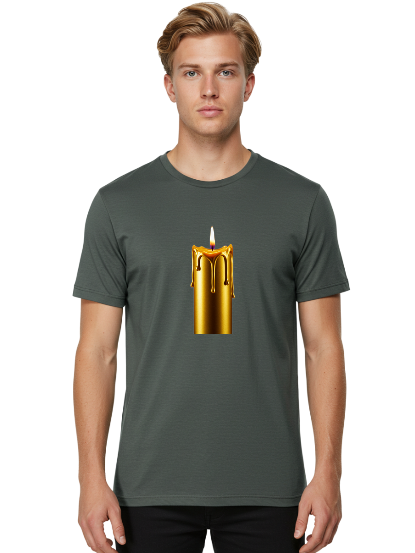Gold-Candle Men'S Graphic Tee, 100% Cotton, Comfortable Casual Summer Wear, Machine Washable, Vintage Camera, Old Camera, Antique Camera, Black Camera, Classic Photography, Photography Equipment, Nostalgic Device, Film Camera, Camera Art Bao494