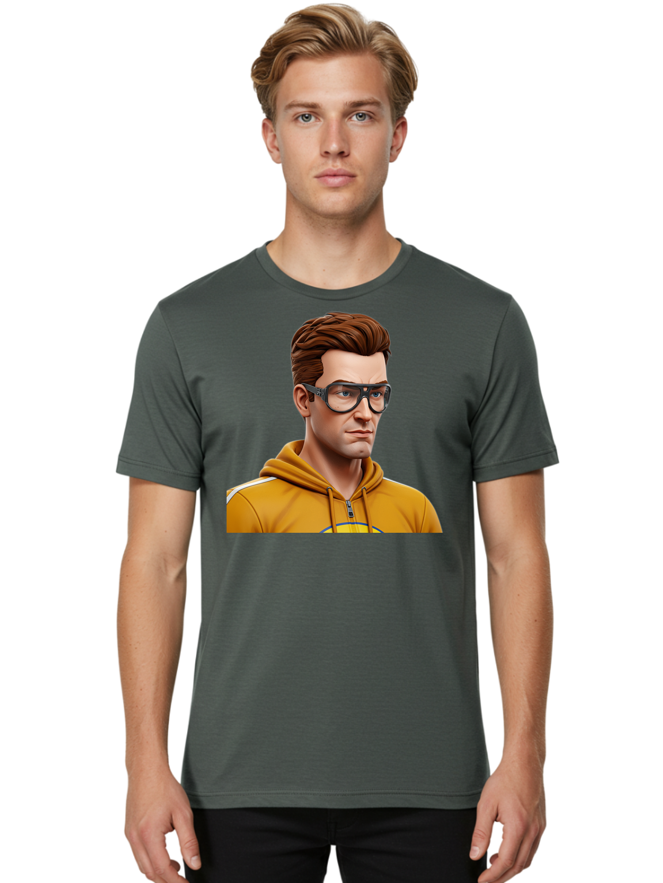 Golden-Guardian Men'S Graphic Tee, 100% Cotton, Comfortable Casual Summer Wear, Machine Washable, Vintage Camera, Old Camera, Antique Camera, Black Camera, Classic Photography, Photography Equipment, Nostalgic Device, Film Camera, Camera Art Bao496