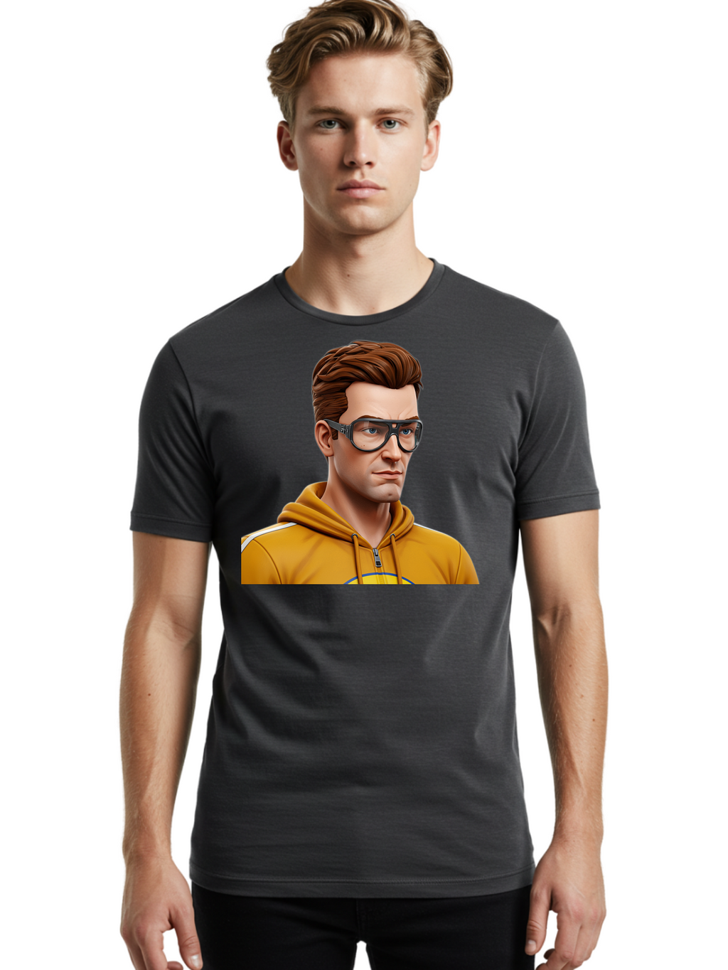 Golden-Guardian Men'S Graphic Tee, 100% Cotton, Comfortable Casual Summer Wear, Machine Washable, Vintage Camera, Old Camera, Antique Camera, Black Camera, Classic Photography, Photography Equipment, Nostalgic Device, Film Camera, Camera Art Bao496