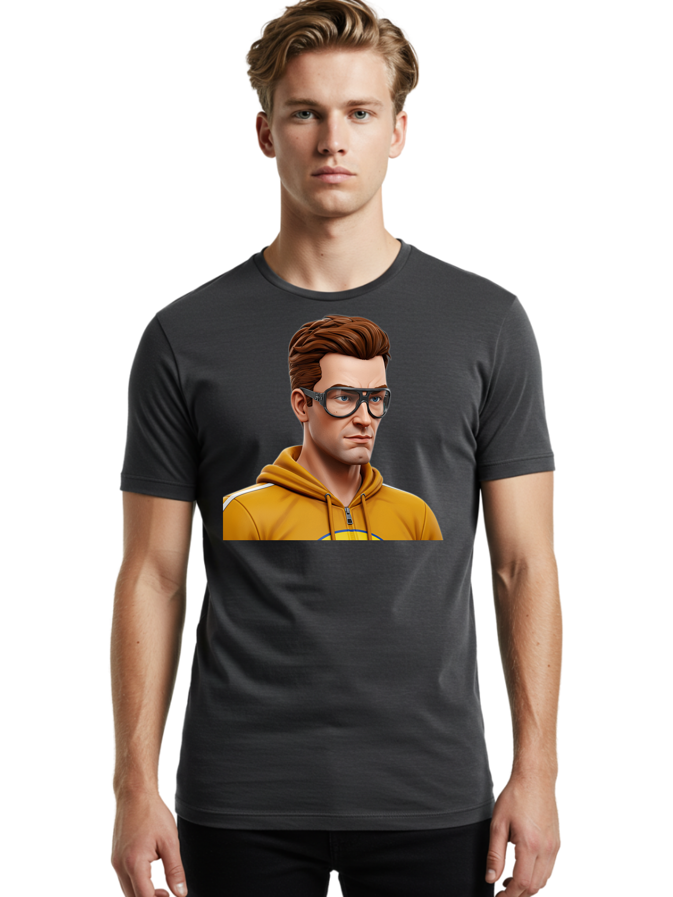 Golden-Guardian Men'S Graphic Tee, 100% Cotton, Comfortable Casual Summer Wear, Machine Washable, Vintage Camera, Old Camera, Antique Camera, Black Camera, Classic Photography, Photography Equipment, Nostalgic Device, Film Camera, Camera Art Bao496