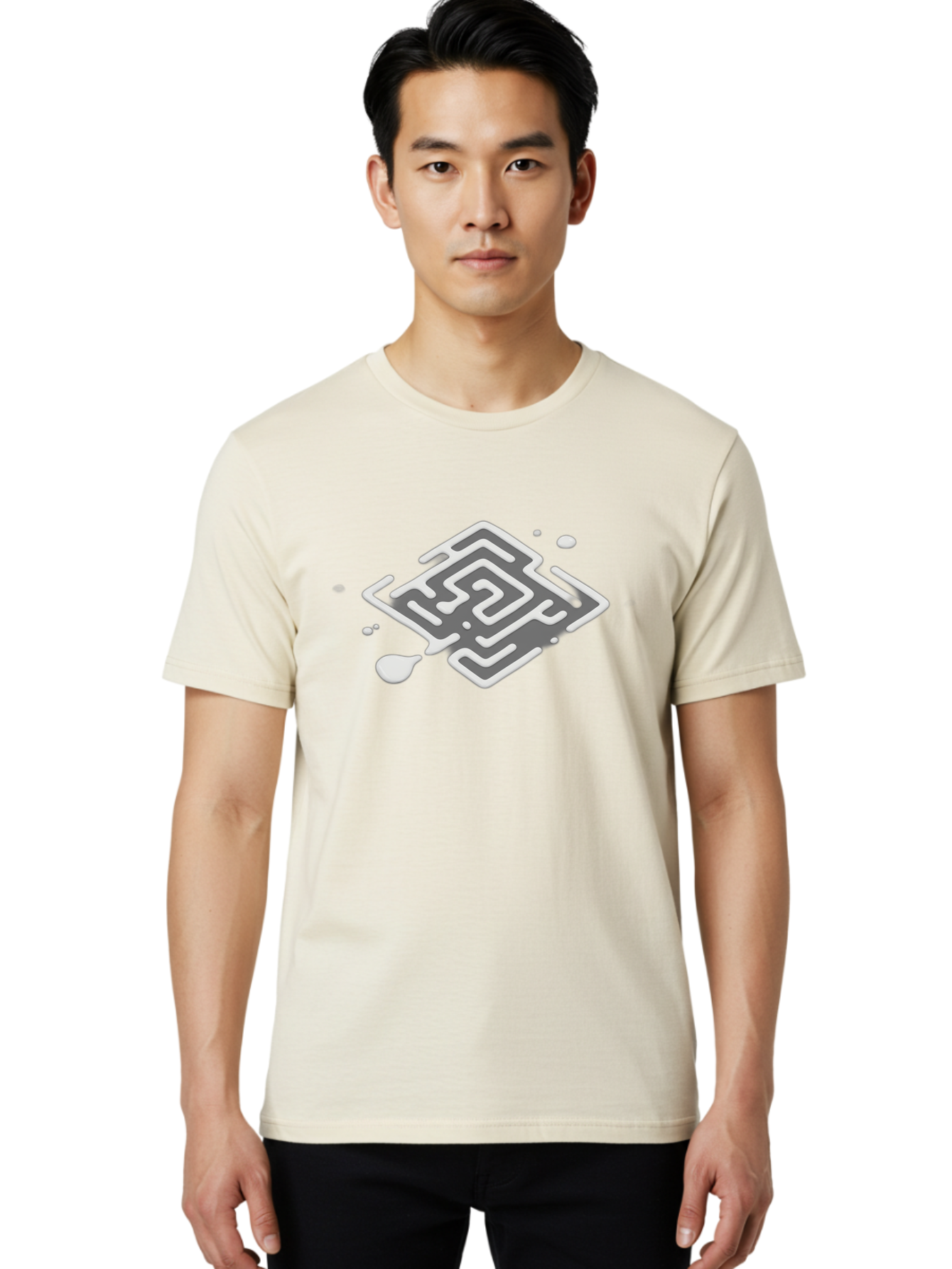 Gray-Maze Men'S Graphic Tee, 100% Cotton, Comfortable Casual Summer Wear, Machine Washable, Vintage Camera, Old Camera, Antique Camera, Black Camera, Classic Photography, Photography Equipment, Nostalgic Device, Film Camera, Camera Art Bao500
