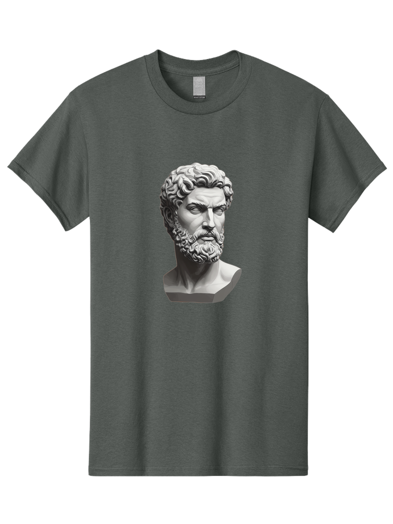 Greek-Statue-Bust Men'S Graphic Tee, 100% Cotton, Comfortable Casual Summer Wear, Machine Washable, Vintage Camera, Old Camera, Antique Camera, Black Camera, Classic Photography, Photography Equipment, Nostalgic Device, Film Camera, Camera Art Bao501