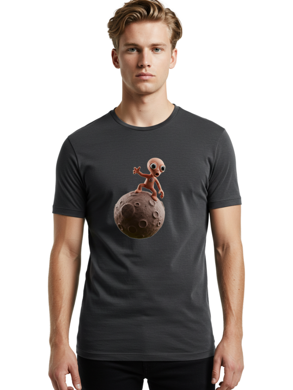 Gshock-Alien Men'S Graphic Tee, 100% Cotton, Comfortable Casual Summer Wear, Machine Washable, Vintage Camera, Old Camera, Antique Camera, Black Camera, Classic Photography, Photography Equipment, Nostalgic Device, Film Camera, Camera Art Bao502