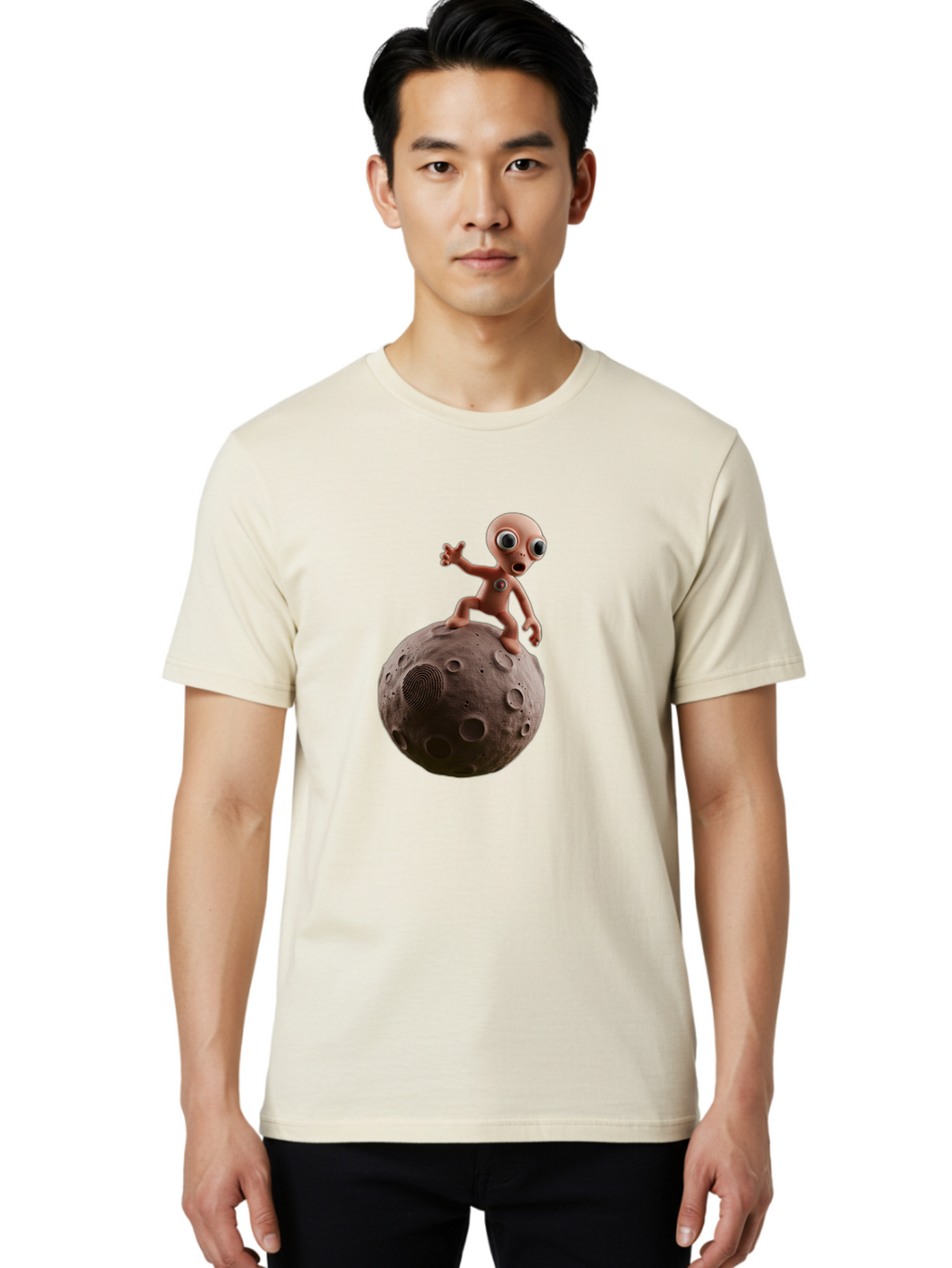 Gshock-Alien Men'S Graphic Tee, 100% Cotton, Comfortable Casual Summer Wear, Machine Washable, Vintage Camera, Old Camera, Antique Camera, Black Camera, Classic Photography, Photography Equipment, Nostalgic Device, Film Camera, Camera Art Bao502
