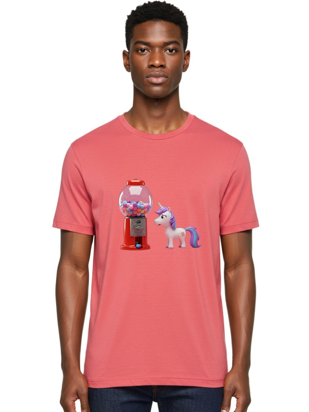 Gumball-Machine-Unicorn Men'S Graphic Tee, 100% Cotton, Comfortable Casual Summer Wear, Machine Washable, Vintage Camera, Old Camera, Antique Camera, Black Camera, Classic Photography, Photography Equipment, Nostalgic Device, Film Camera, Bao503