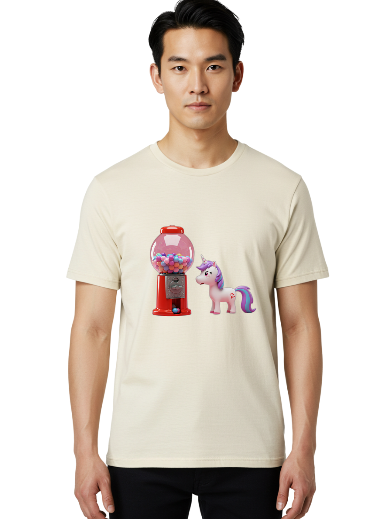 Gumball-Machine-Unicorn Men'S Graphic Tee, 100% Cotton, Comfortable Casual Summer Wear, Machine Washable, Vintage Camera, Old Camera, Antique Camera, Black Camera, Classic Photography, Photography Equipment, Nostalgic Device, Film Camera, Bao503