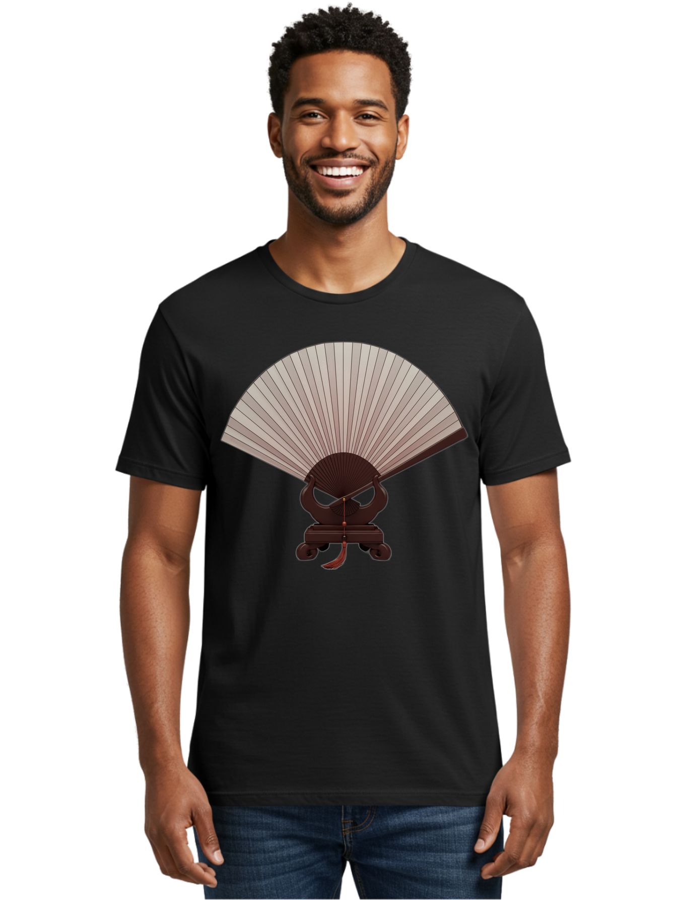 Gundam-Hand-Fan Men'S Graphic Tee, 100% Cotton, Comfortable Casual Summer Wear, Machine Washable, Vintage Camera, Old Camera, Antique Camera, Black Camera, Classic Photography, Photography Equipment, Nostalgic Device, Film Camera, Camera Art Bao504