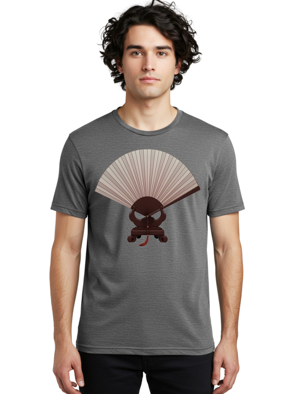 Gundam-Hand-Fan Men'S Graphic Tee, 100% Cotton, Comfortable Casual Summer Wear, Machine Washable, Vintage Camera, Old Camera, Antique Camera, Black Camera, Classic Photography, Photography Equipment, Nostalgic Device, Film Camera, Camera Art Bao504