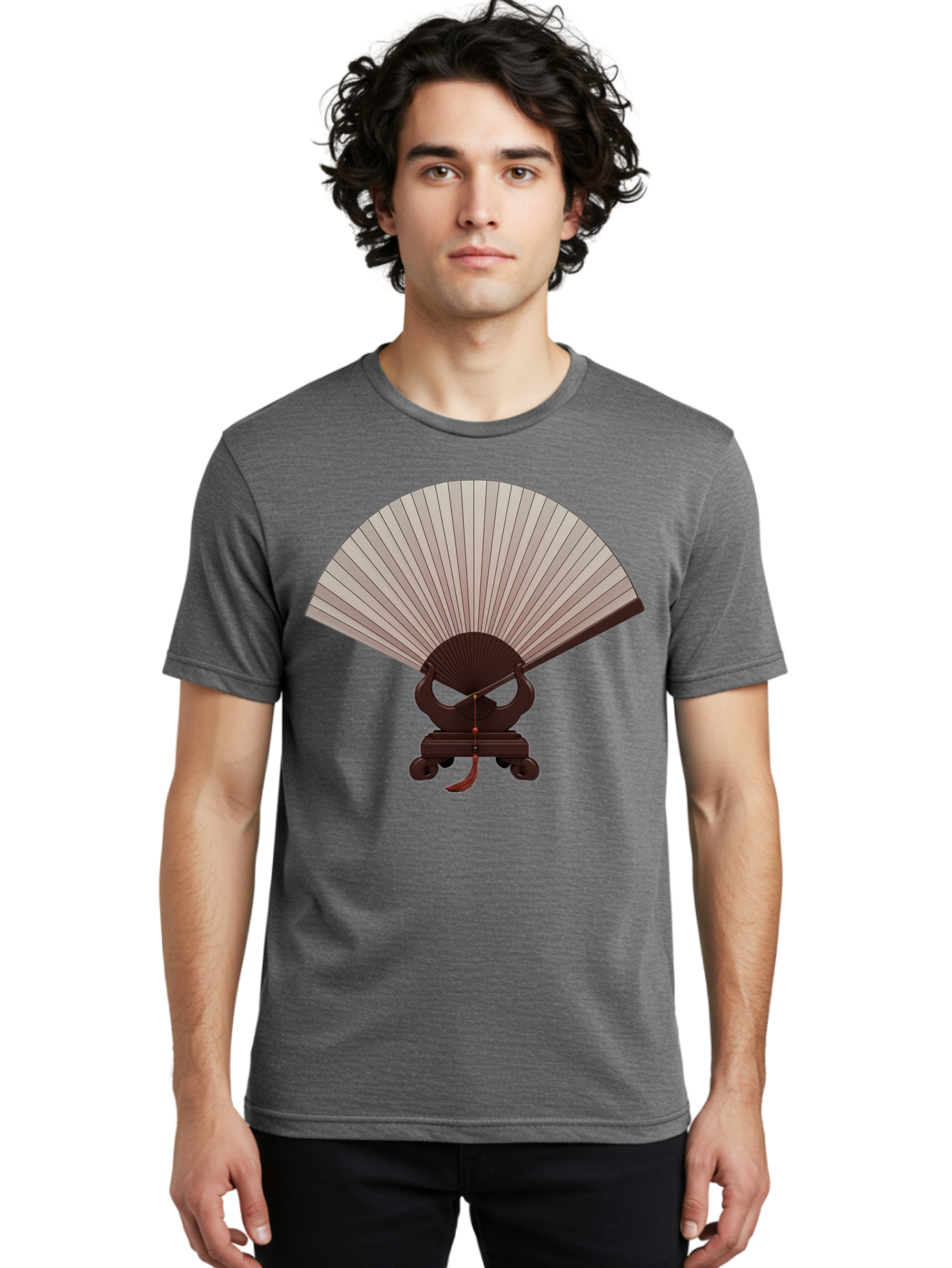 Gundam-Hand-Fan Men'S Graphic Tee, 100% Cotton, Comfortable Casual Summer Wear, Machine Washable, Vintage Camera, Old Camera, Antique Camera, Black Camera, Classic Photography, Photography Equipment, Nostalgic Device, Film Camera, Camera Art Bao504