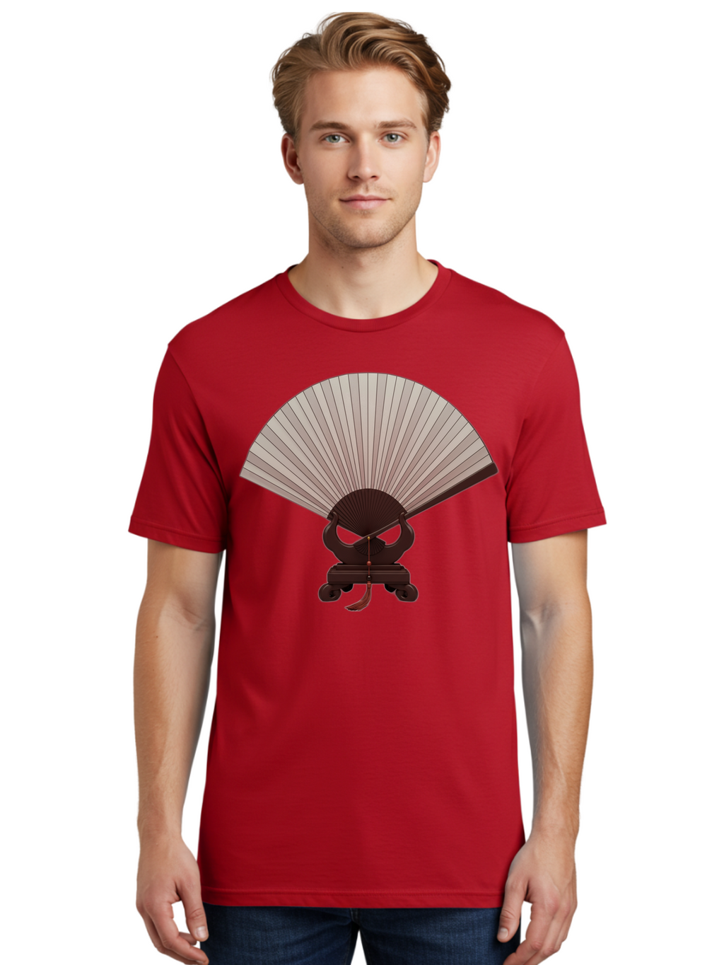 Gundam-Hand-Fan Men'S Graphic Tee, 100% Cotton, Comfortable Casual Summer Wear, Machine Washable, Vintage Camera, Old Camera, Antique Camera, Black Camera, Classic Photography, Photography Equipment, Nostalgic Device, Film Camera, Camera Art Bao504