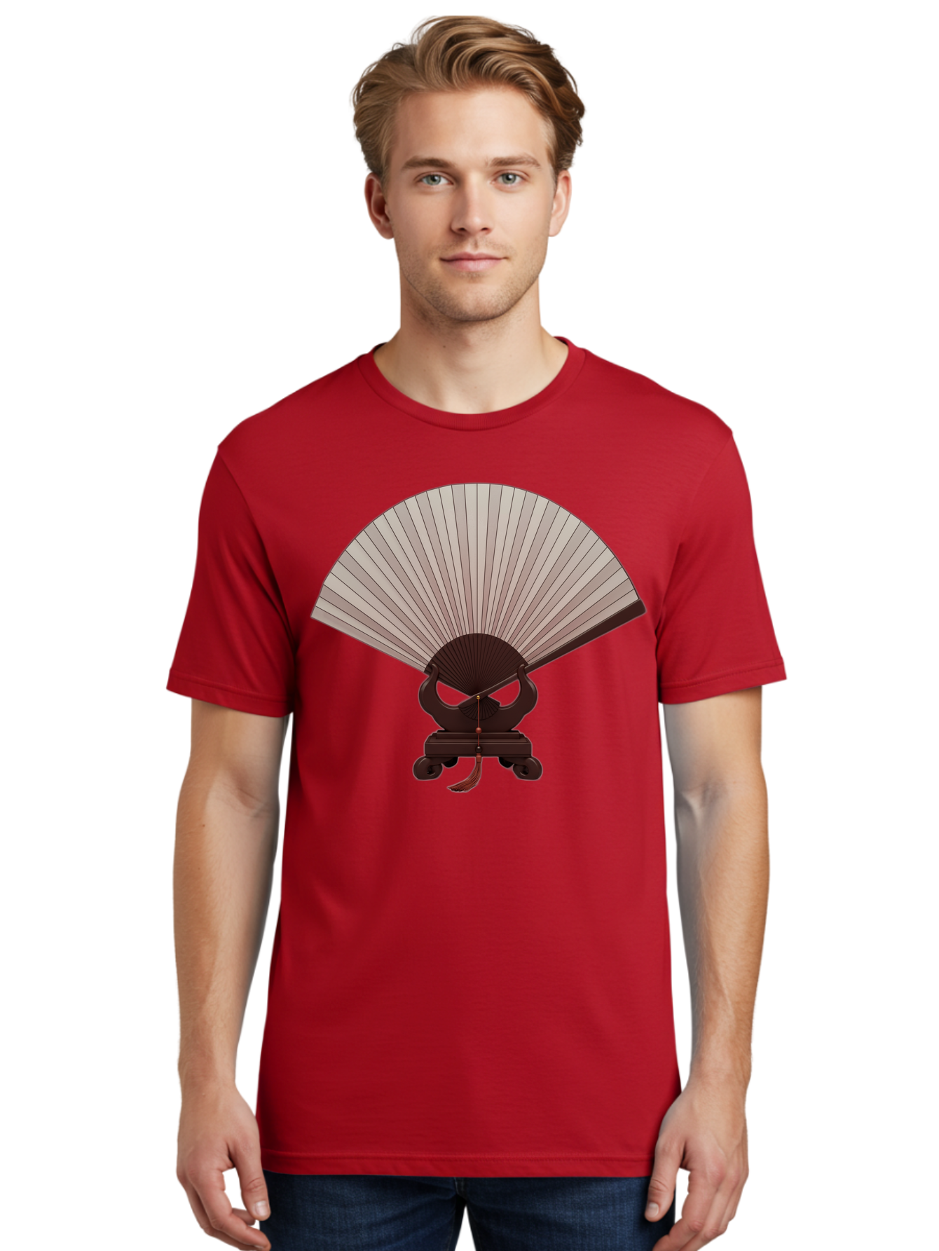 Gundam-Hand-Fan Men'S Graphic Tee, 100% Cotton, Comfortable Casual Summer Wear, Machine Washable, Vintage Camera, Old Camera, Antique Camera, Black Camera, Classic Photography, Photography Equipment, Nostalgic Device, Film Camera, Camera Art Bao504