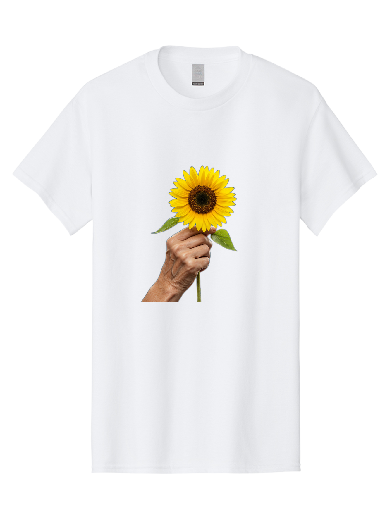 Hand-Holding-Sunflower Men'S Graphic Tee, 100% Cotton, Comfortable Casual Summer Wear, Machine Washable, Vintage Camera, Old Camera, Antique Camera, Black Camera, Classic Photography, Photography Equipment, Nostalgic Device, Film Camera, Bao511