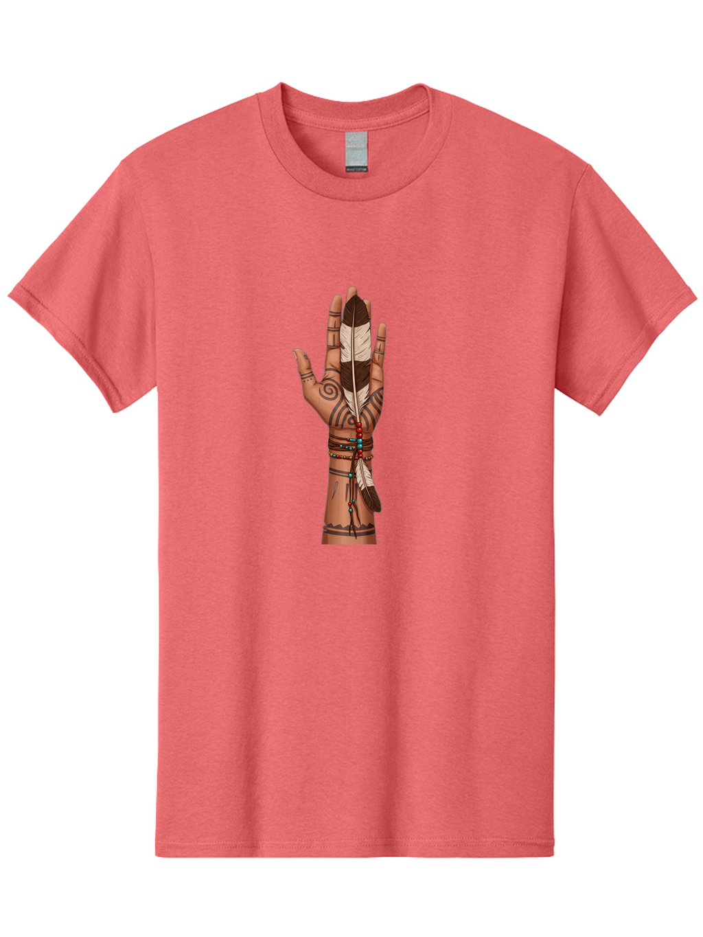 Hand-With-Feather-1 Men'S Graphic Tee, 100% Cotton, Comfortable Casual Summer Wear, Machine Washable, Vintage Camera, Old Camera, Antique Camera, Black Camera, Classic Photography, Photography Equipment, Nostalgic Device, Film Camera, Bao514