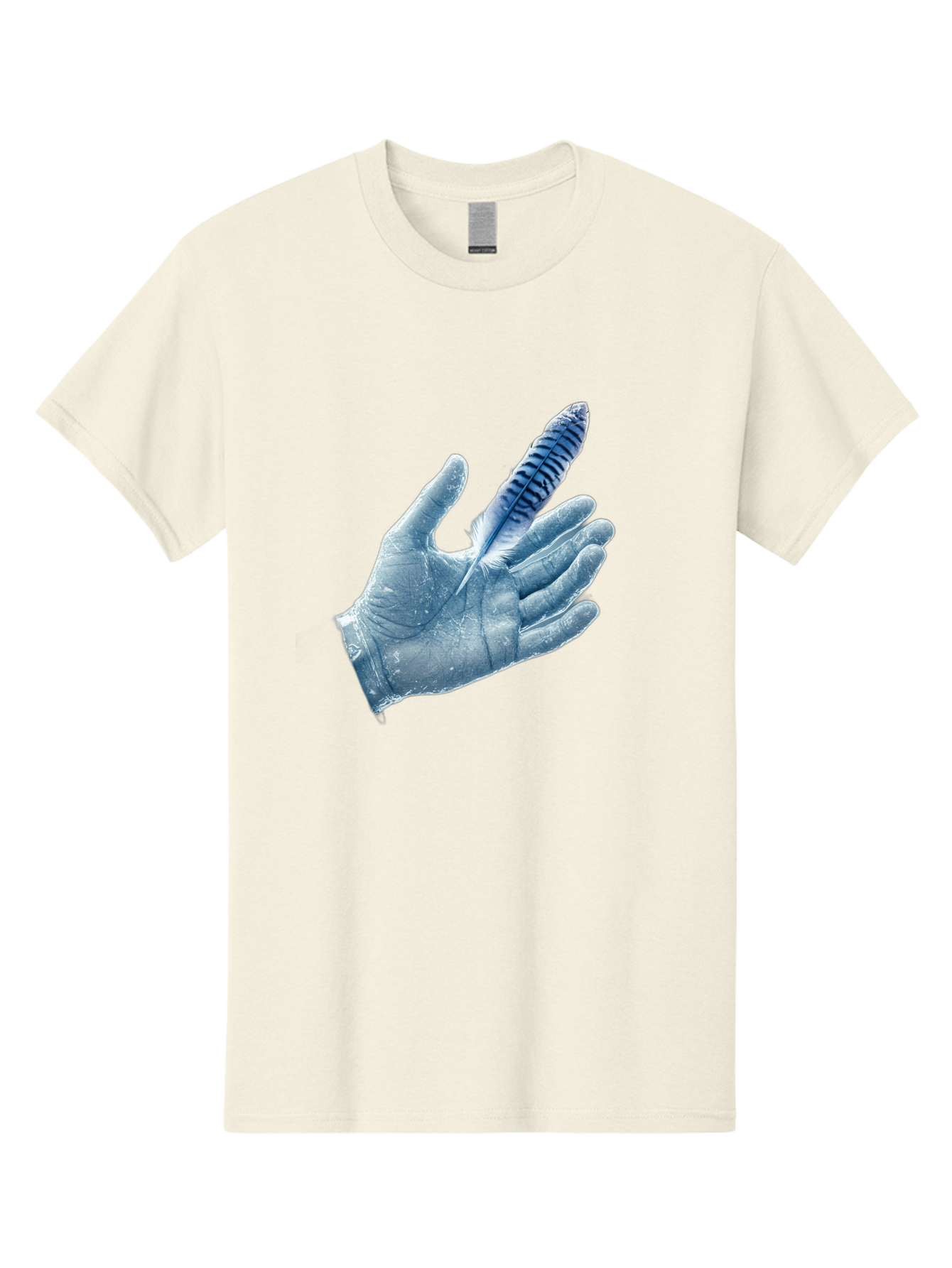 Hand-With-Feather-2 Men'S Graphic Tee, 100% Cotton, Comfortable Casual Summer Wear, Machine Washable, Vintage Camera, Old Camera, Antique Camera, Black Camera, Classic Photography, Photography Equipment, Nostalgic Device, Film Camera, Bao515