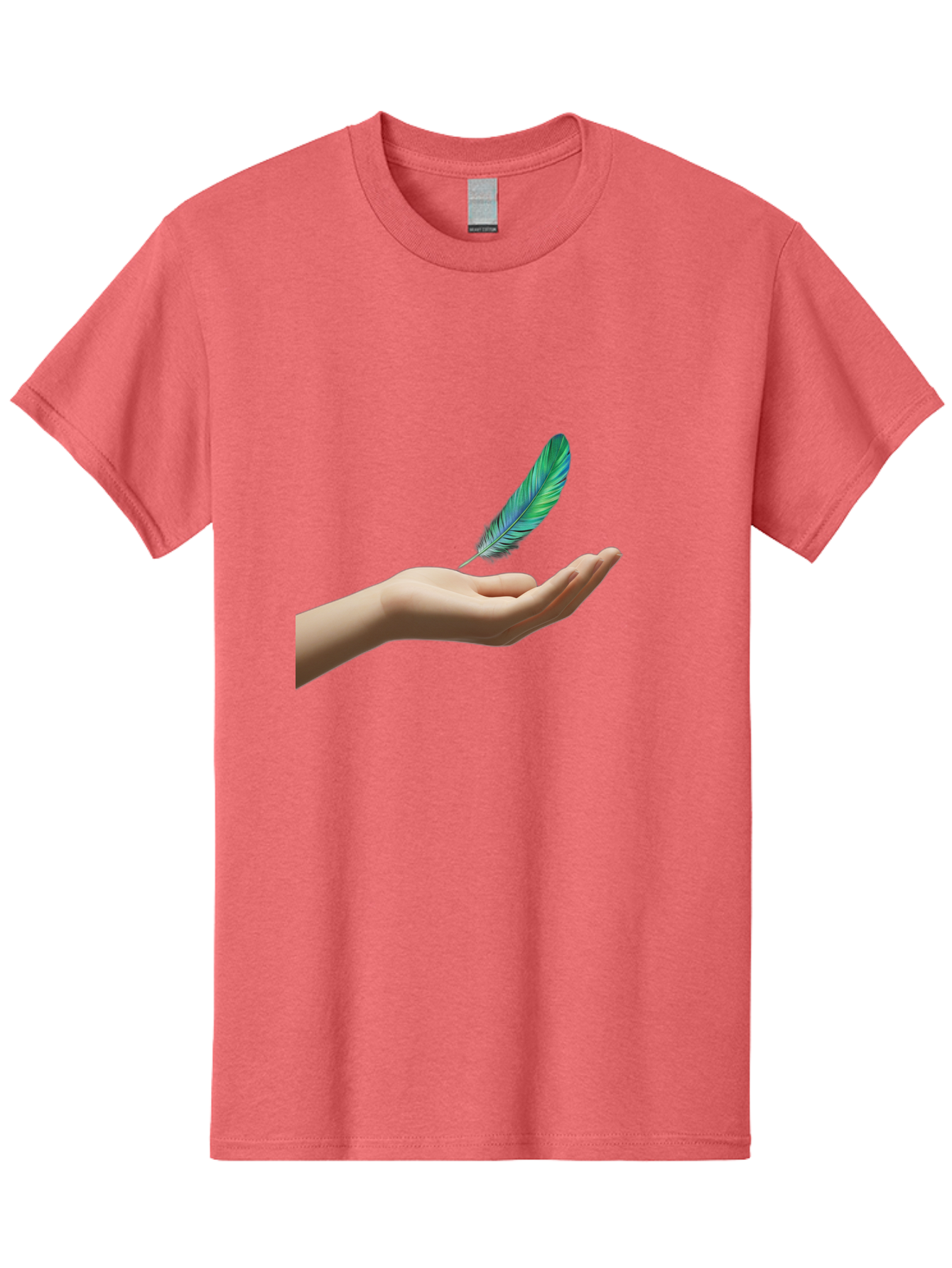 Hand-With-Feather Men'S Graphic Tee, 100% Cotton, Comfortable Casual Summer Wear, Machine Washable, Vintage Camera, Old Camera, Antique Camera, Black Camera, Classic Photography, Photography Equipment, Nostalgic Device, Film Camera, Camera Art Bao516