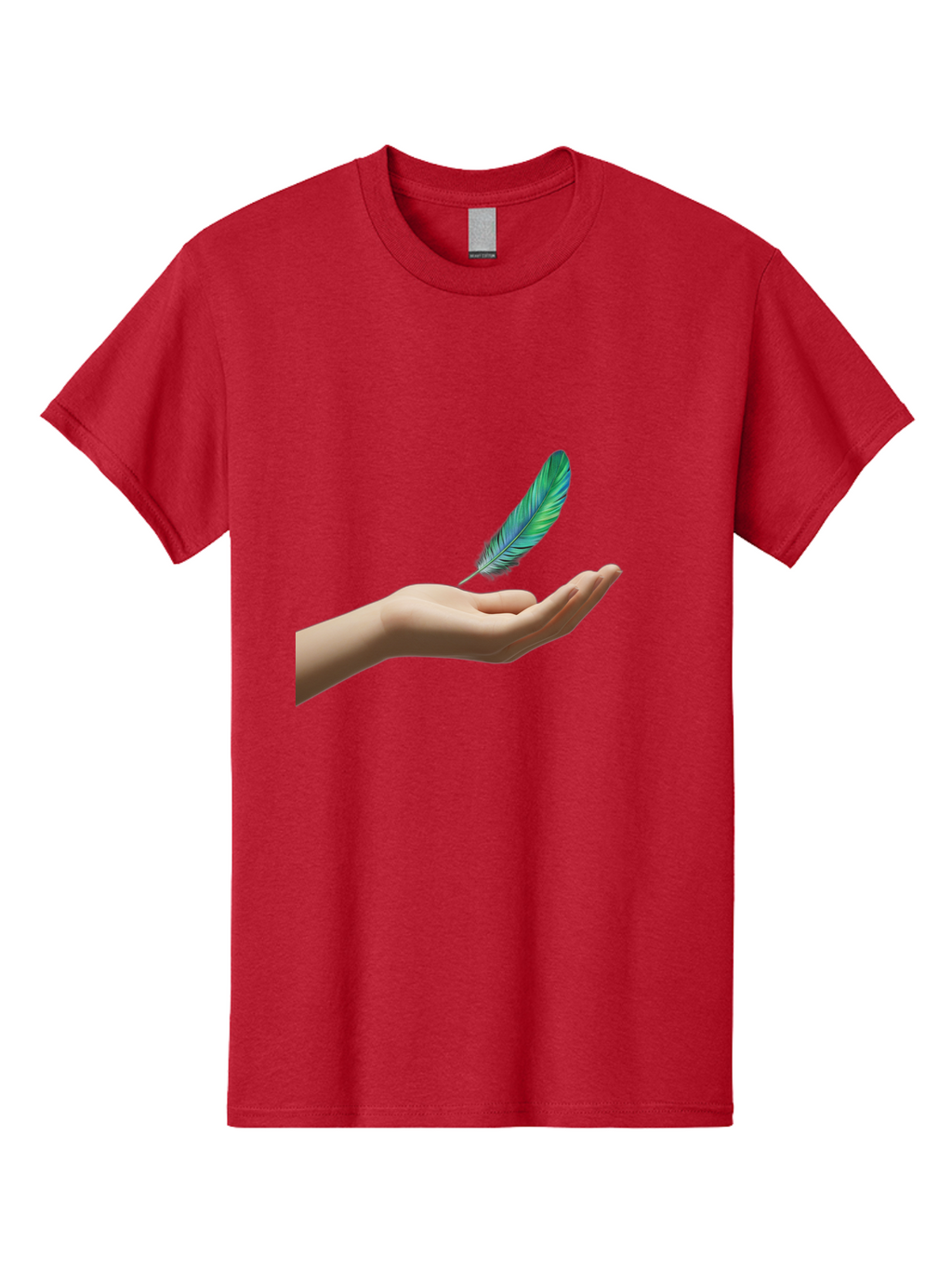 Hand-With-Feather Men'S Graphic Tee, 100% Cotton, Comfortable Casual Summer Wear, Machine Washable, Vintage Camera, Old Camera, Antique Camera, Black Camera, Classic Photography, Photography Equipment, Nostalgic Device, Film Camera, Camera Art Bao516