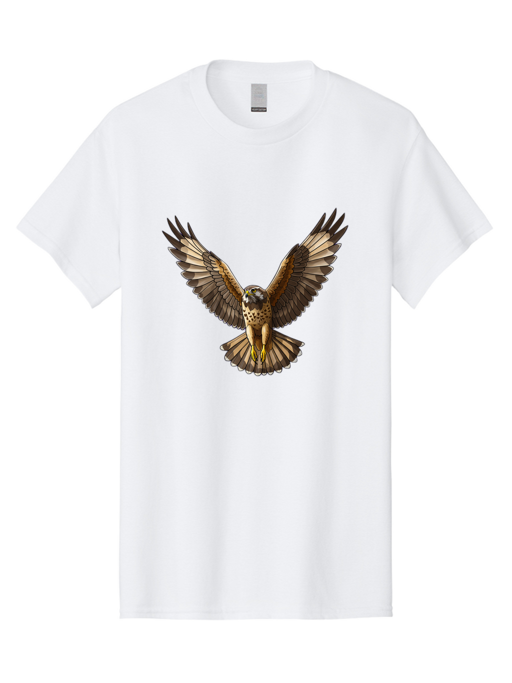 Hawk-In-Flight-1 Men'S Graphic Tee, 100% Cotton, Comfortable Casual Summer Wear, Machine Washable, Vintage Camera, Old Camera, Antique Camera, Black Camera, Classic Photography, Photography Equipment, Nostalgic Device, Film Camera, Camera Art Bao520
