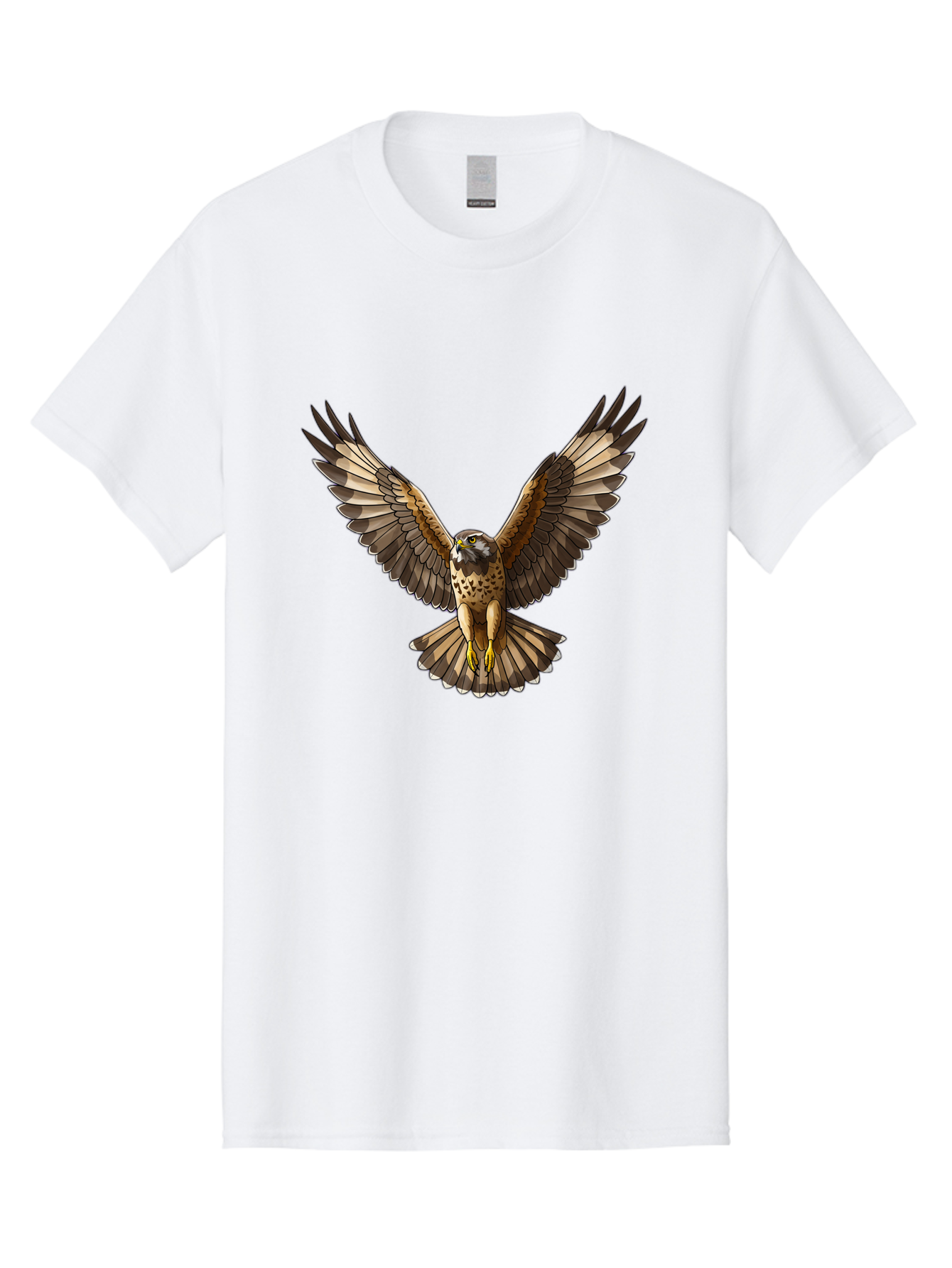 Hawk-In-Flight-1 Men'S Graphic Tee, 100% Cotton, Comfortable Casual Summer Wear, Machine Washable, Vintage Camera, Old Camera, Antique Camera, Black Camera, Classic Photography, Photography Equipment, Nostalgic Device, Film Camera, Camera Art Bao520