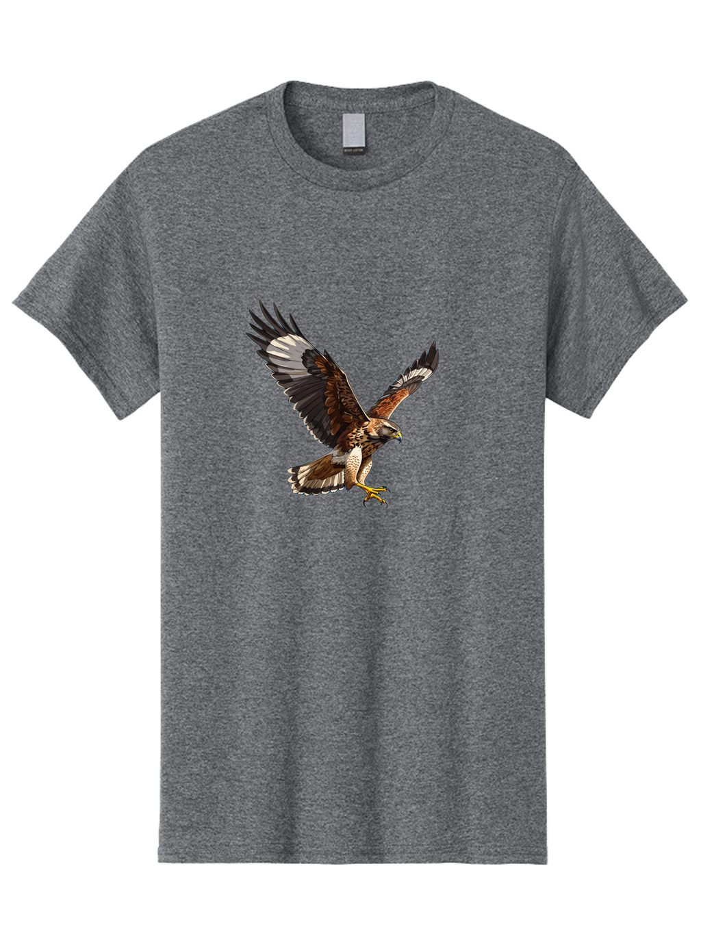 Hawk-In-Flight-2 Men'S Graphic Tee, 100% Cotton, Comfortable Casual Summer Wear, Machine Washable, Vintage Camera, Old Camera, Antique Camera, Black Camera, Classic Photography, Photography Equipment, Nostalgic Device, Film Camera, Camera Art Bao521