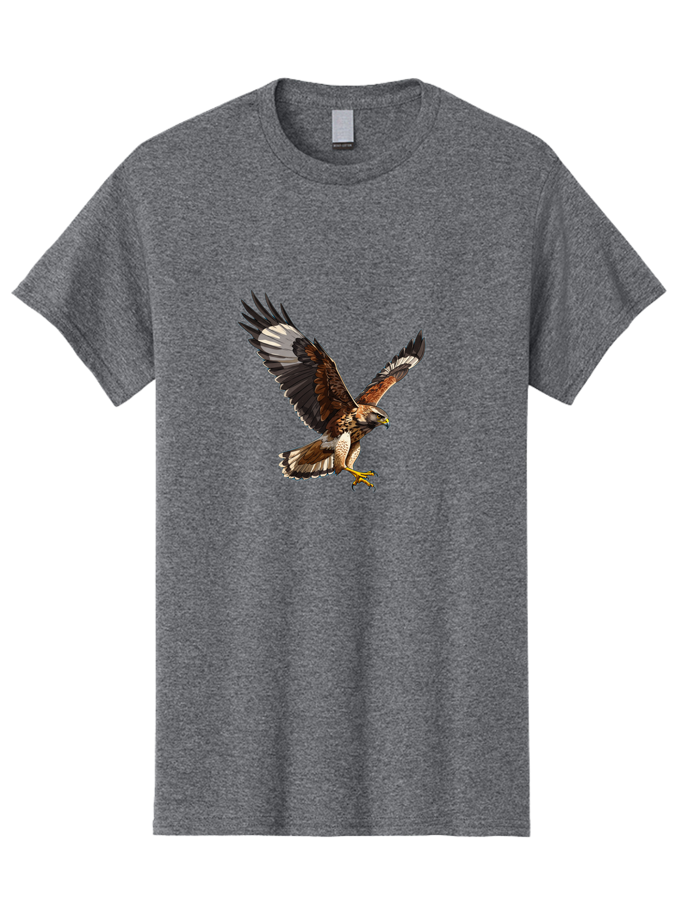 Hawk-In-Flight-2 Men'S Graphic Tee, 100% Cotton, Comfortable Casual Summer Wear, Machine Washable, Vintage Camera, Old Camera, Antique Camera, Black Camera, Classic Photography, Photography Equipment, Nostalgic Device, Film Camera, Camera Art Bao521