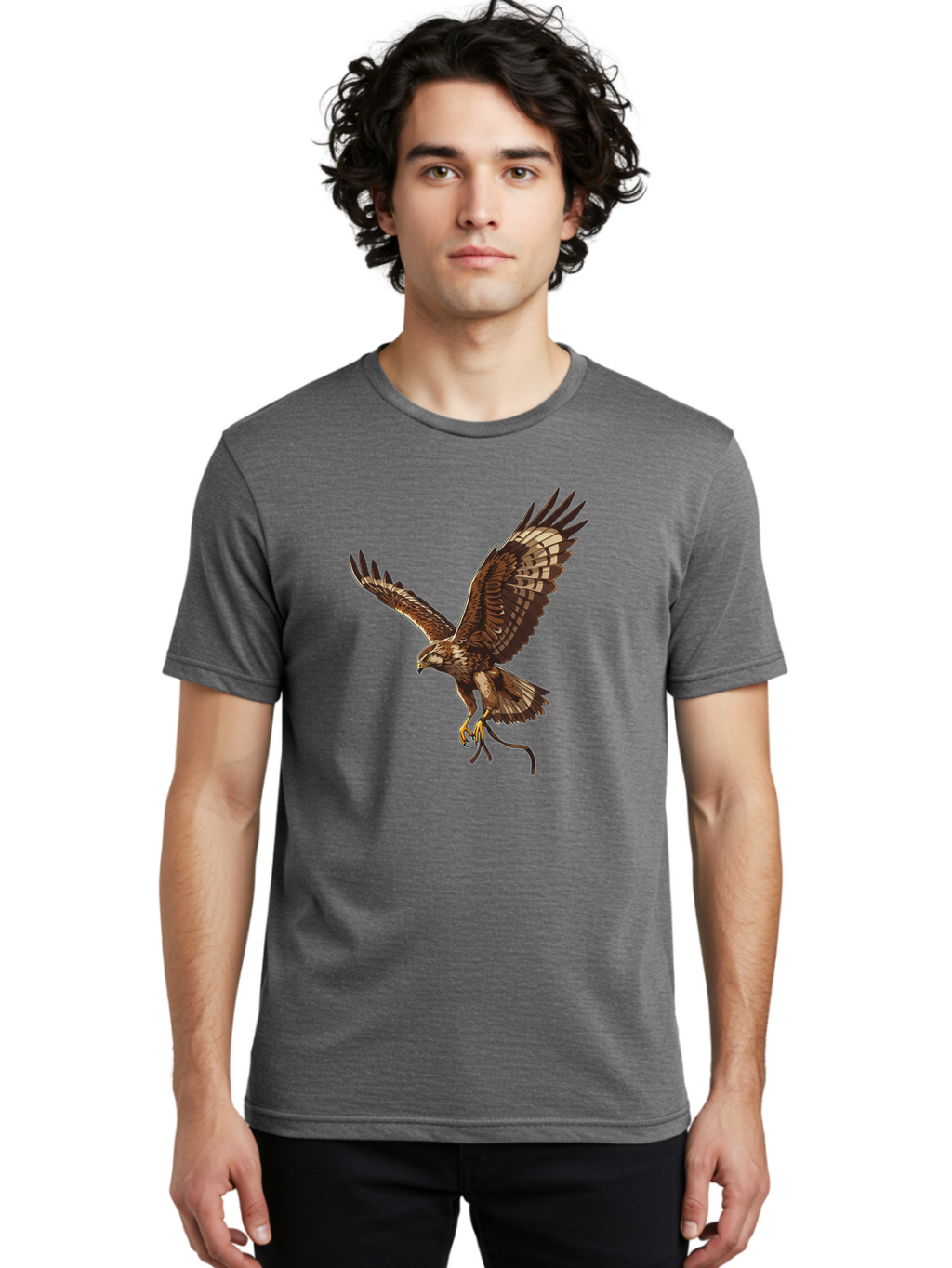 Hawk-In-Flight Men'S Graphic Tee, 100% Cotton, Comfortable Casual Summer Wear, Machine Washable, Vintage Camera, Old Camera, Antique Camera, Black Camera, Classic Photography, Photography Equipment, Nostalgic Device, Film Camera, Camera Art Bao522