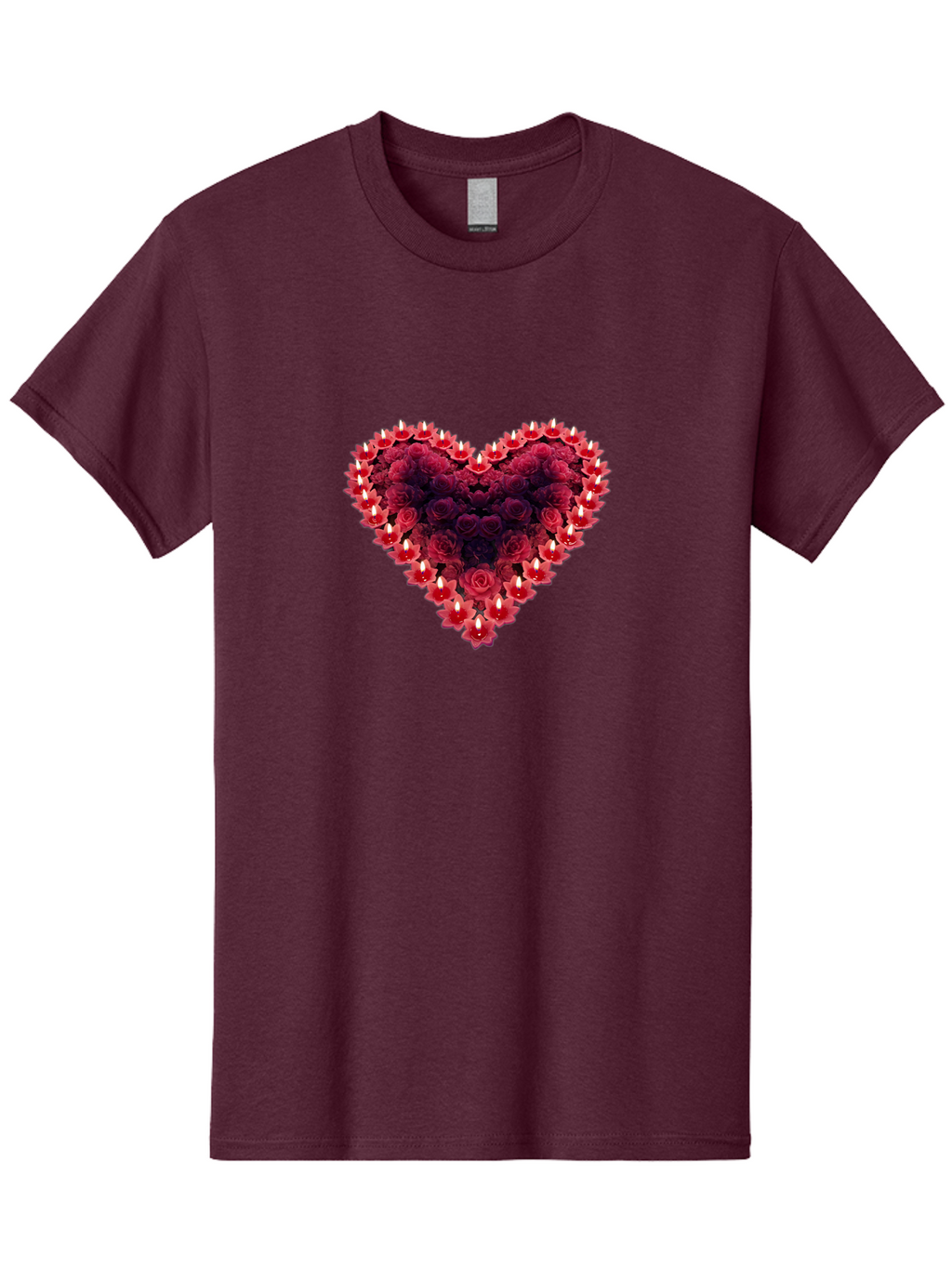Heart-Of-Roses-And-Candles Men'S Graphic Tee, 100% Cotton, Comfortable Casual Summer Wear, Machine Washable, Vintage Camera, Old Camera, Antique Camera, Black Camera, Classic Photography, Photography Equipment, Nostalgic Device, Film Camera, Bao524