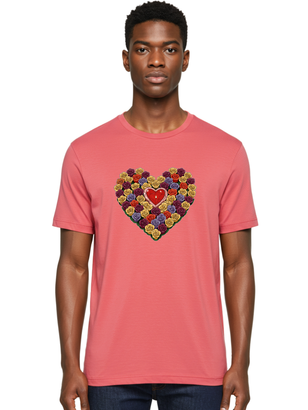 Heart-Of-Roses Men'S Graphic Tee, 100% Cotton, Comfortable Casual Summer Wear, Machine Washable, Vintage Camera, Old Camera, Antique Camera, Black Camera, Classic Photography, Photography Equipment, Nostalgic Device, Film Camera, Camera Art Bao525