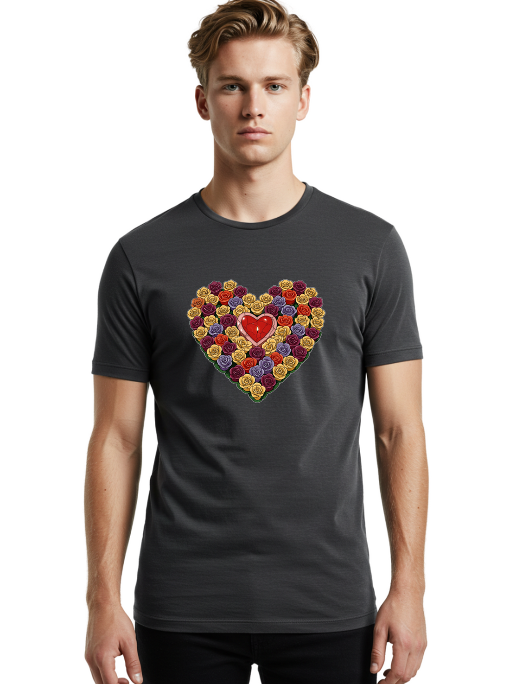 Heart-Of-Roses Men'S Graphic Tee, 100% Cotton, Comfortable Casual Summer Wear, Machine Washable, Vintage Camera, Old Camera, Antique Camera, Black Camera, Classic Photography, Photography Equipment, Nostalgic Device, Film Camera, Camera Art Bao525
