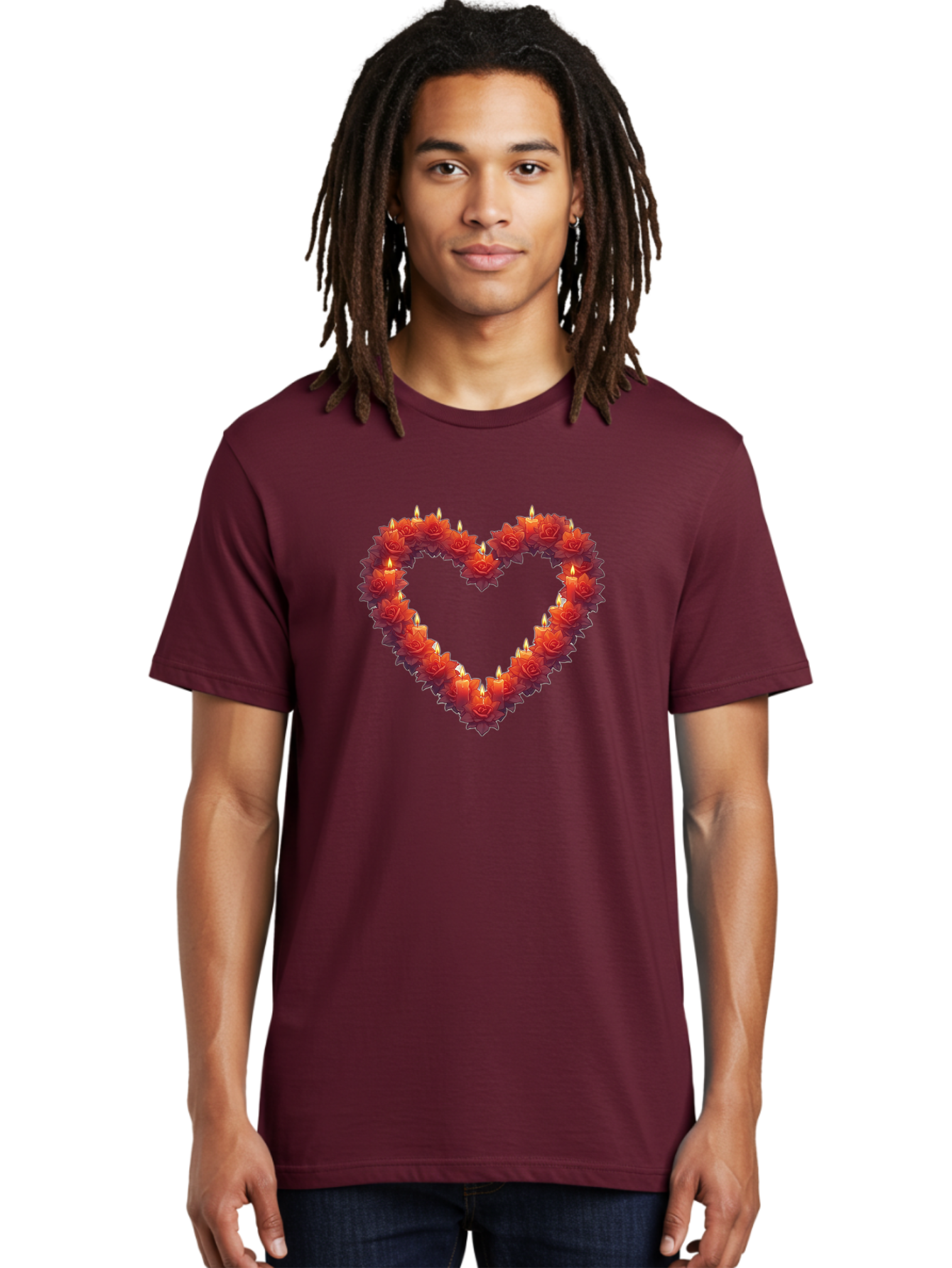 Heart-Shape-Candles Men'S Graphic Tee, 100% Cotton, Comfortable Casual Summer Wear, Machine Washable, Vintage Camera, Old Camera, Antique Camera, Black Camera, Classic Photography, Photography Equipment, Nostalgic Device, Film Camera, Bao526