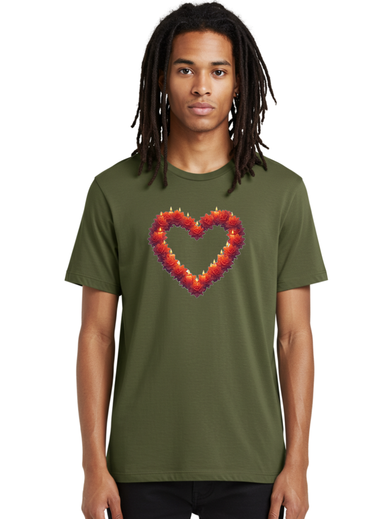 Heart-Shape-Candles Men'S Graphic Tee, 100% Cotton, Comfortable Casual Summer Wear, Machine Washable, Vintage Camera, Old Camera, Antique Camera, Black Camera, Classic Photography, Photography Equipment, Nostalgic Device, Film Camera, Bao526
