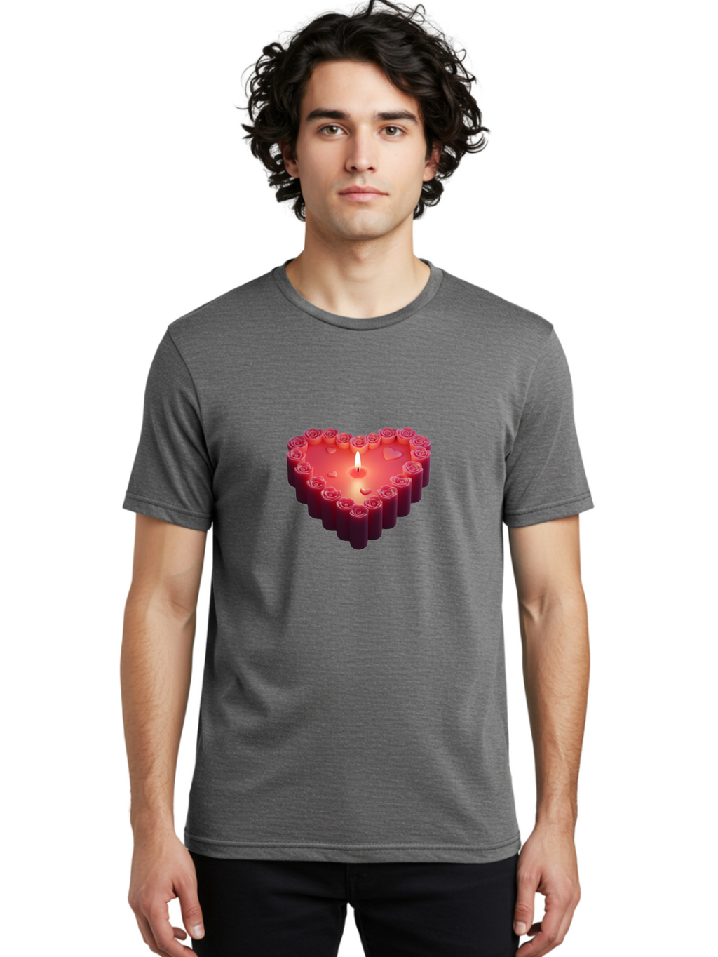 Heart-Shaped-Candle Men'S Graphic Tee, 100% Cotton, Comfortable Casual Summer Wear, Machine Washable, Vintage Camera, Old Camera, Antique Camera, Black Camera, Classic Photography, Photography Equipment, Nostalgic Device, Film Camera, Bao527