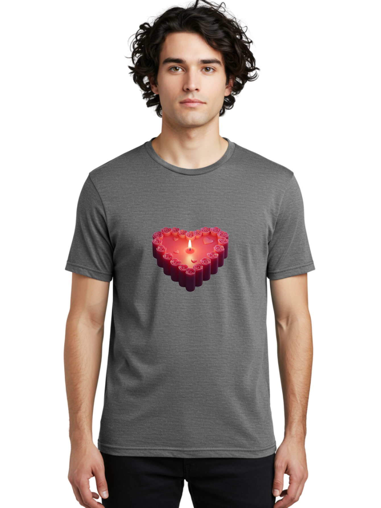 Heart-Shaped-Candle Men'S Graphic Tee, 100% Cotton, Comfortable Casual Summer Wear, Machine Washable, Vintage Camera, Old Camera, Antique Camera, Black Camera, Classic Photography, Photography Equipment, Nostalgic Device, Film Camera, Bao527