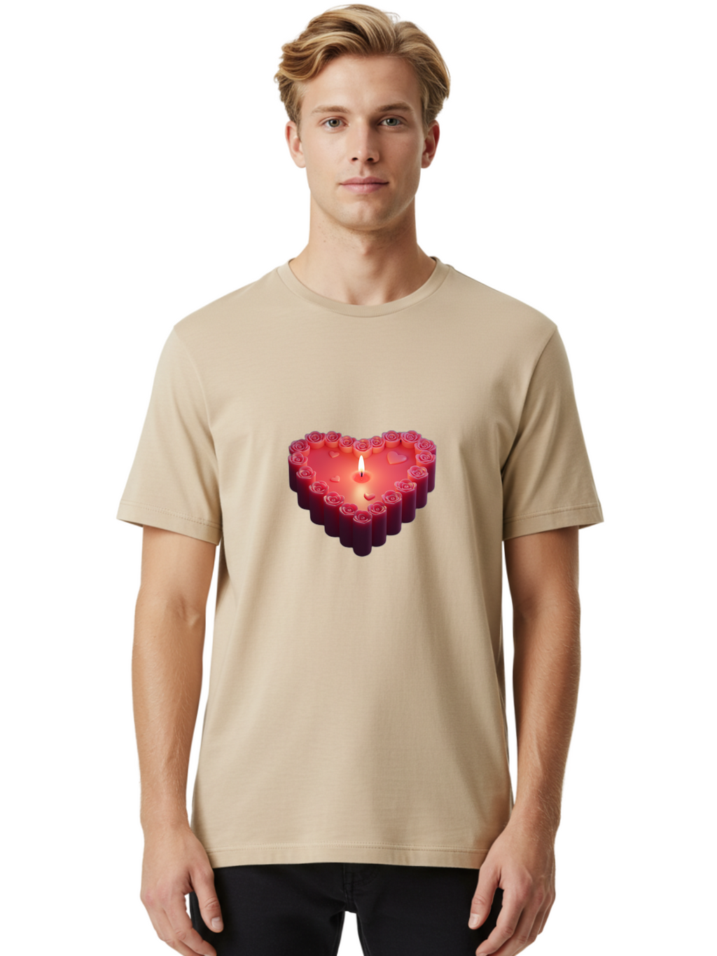 Heart-Shaped-Candle Men'S Graphic Tee, 100% Cotton, Comfortable Casual Summer Wear, Machine Washable, Vintage Camera, Old Camera, Antique Camera, Black Camera, Classic Photography, Photography Equipment, Nostalgic Device, Film Camera, Bao527