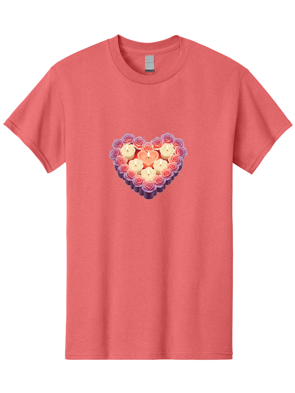 Heart-Shaped-Candles-And-Roses Men'S Graphic Tee, 100% Cotton, Comfortable Casual Summer Wear, Machine Washable, Vintage Camera, Old Camera, Antique Camera, Black Camera, Classic Photography, Photography Equipment, Nostalgic Device, Bao528