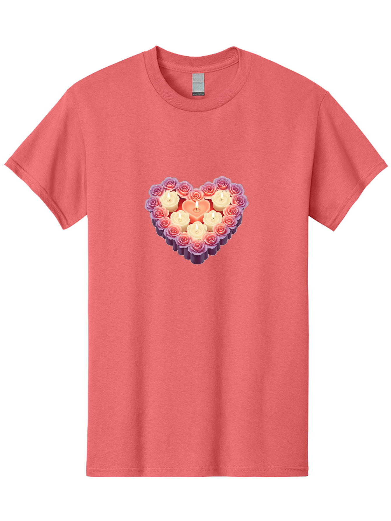 Heart-Shaped-Candles-And-Roses Men'S Graphic Tee, 100% Cotton, Comfortable Casual Summer Wear, Machine Washable, Vintage Camera, Old Camera, Antique Camera, Black Camera, Classic Photography, Photography Equipment, Nostalgic Device, Bao528