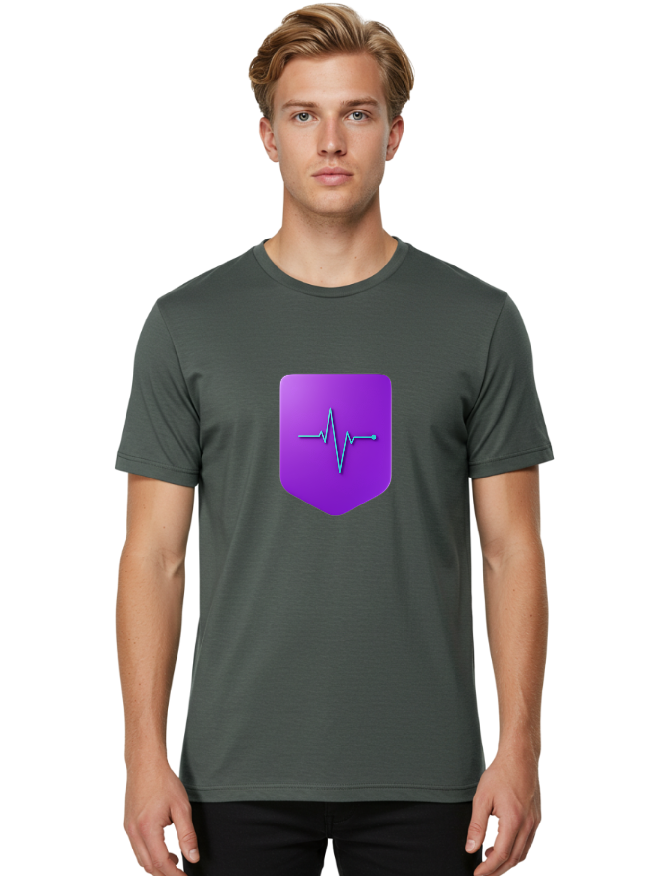Heartbeat-Shield Men'S Graphic Tee, 100% Cotton, Comfortable Casual Summer Wear, Machine Washable, Vintage Camera, Old Camera, Antique Camera, Black Camera, Classic Photography, Photography Equipment, Nostalgic Device, Film Camera, Camera Art Bao531