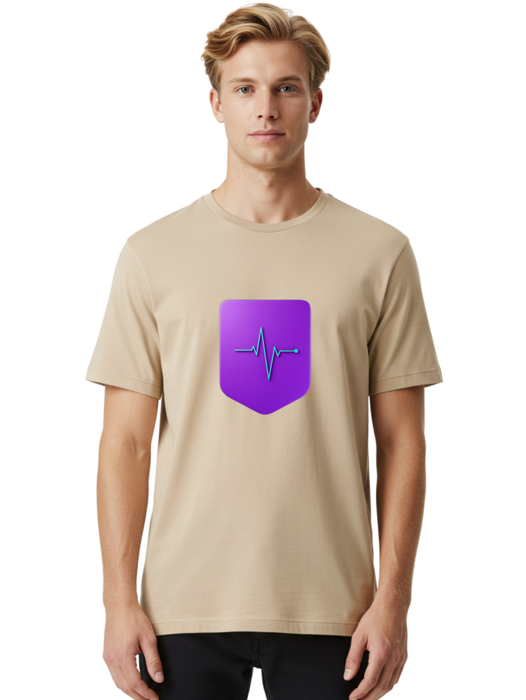 Heartbeat-Shield Men'S Graphic Tee, 100% Cotton, Comfortable Casual Summer Wear, Machine Washable, Vintage Camera, Old Camera, Antique Camera, Black Camera, Classic Photography, Photography Equipment, Nostalgic Device, Film Camera, Camera Art Bao531