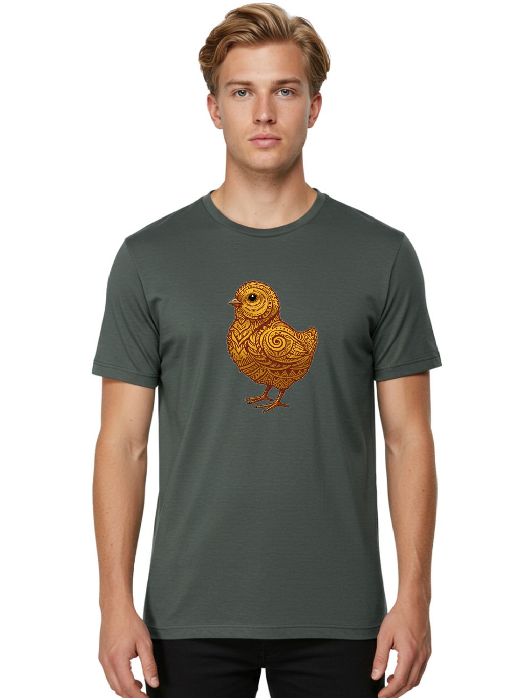 Hen Men'S Graphic Tee, 100% Cotton, Comfortable Casual Summer Wear, Machine Washable, Vintage Camera, Old Camera, Antique Camera, Black Camera, Classic Photography, Photography Equipment, Nostalgic Device, Film Camera, Camera Art Bao532