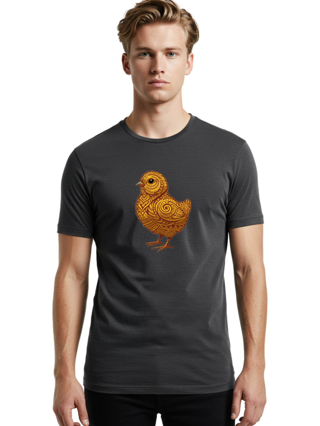 Hen Men'S Graphic Tee, 100% Cotton, Comfortable Casual Summer Wear, Machine Washable, Vintage Camera, Old Camera, Antique Camera, Black Camera, Classic Photography, Photography Equipment, Nostalgic Device, Film Camera, Camera Art Bao532