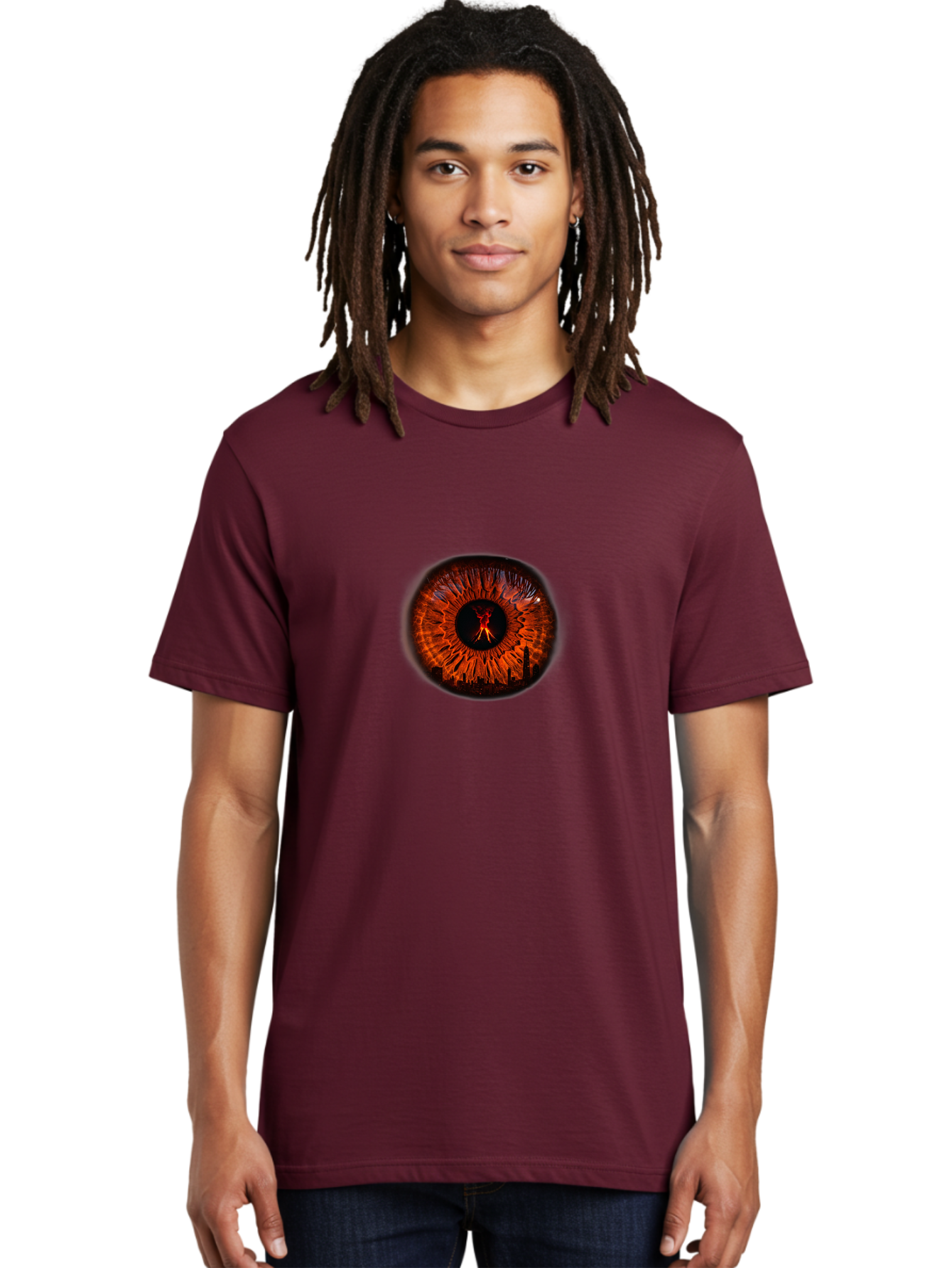 Human-Eye Men'S Graphic Tee, 100% Cotton, Comfortable Casual Summer Wear, Machine Washable, Vintage Camera, Old Camera, Antique Camera, Black Camera, Classic Photography, Photography Equipment, Nostalgic Device, Film Camera, Camera Art Bao537