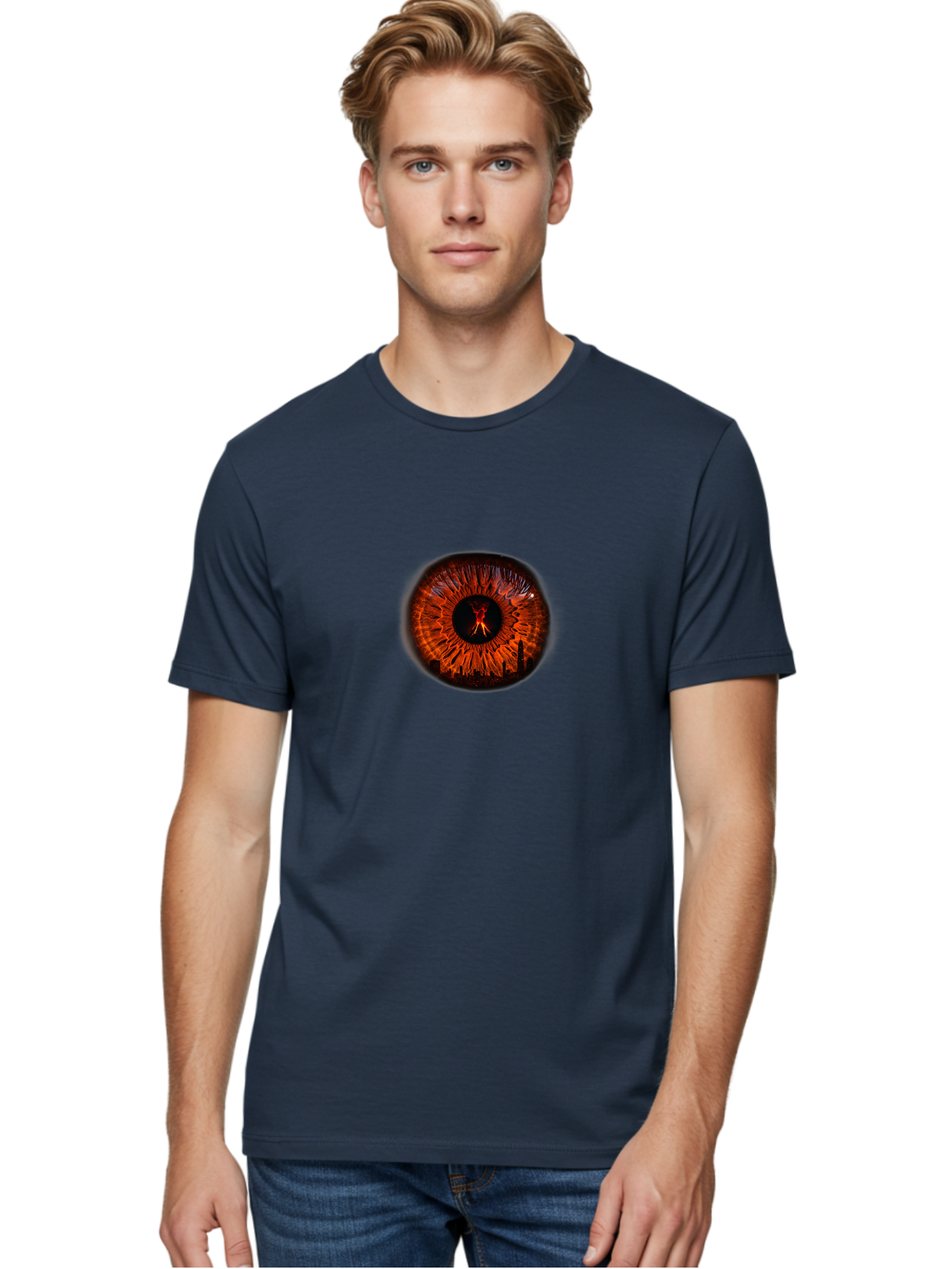 Human-Eye Men'S Graphic Tee, 100% Cotton, Comfortable Casual Summer Wear, Machine Washable, Vintage Camera, Old Camera, Antique Camera, Black Camera, Classic Photography, Photography Equipment, Nostalgic Device, Film Camera, Camera Art Bao537
