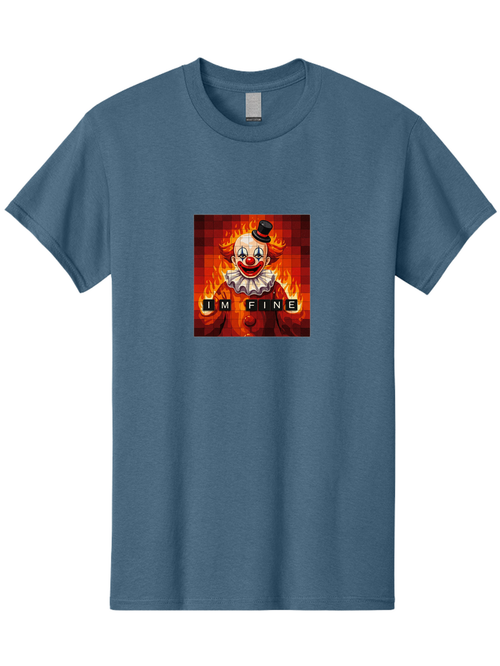 I-M-Fine-Clown-2 Men'S Graphic Tee, 100% Cotton, Comfortable Casual Summer Wear, Machine Washable, Vintage Camera, Old Camera, Antique Camera, Black Camera, Classic Photography, Photography Equipment, Nostalgic Device, Film Camera, Camera Art Bao540