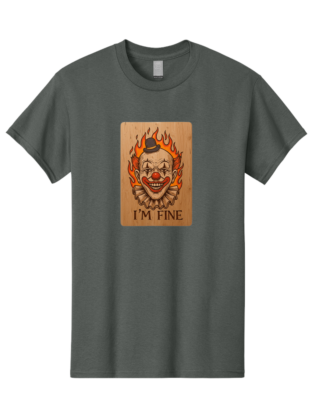 I-M-Fine-Clown-4 Men'S Graphic Tee, 100% Cotton, Comfortable Casual Summer Wear, Machine Washable, Vintage Camera, Old Camera, Antique Camera, Black Camera, Classic Photography, Photography Equipment, Nostalgic Device, Film Camera, Camera Art Bao542