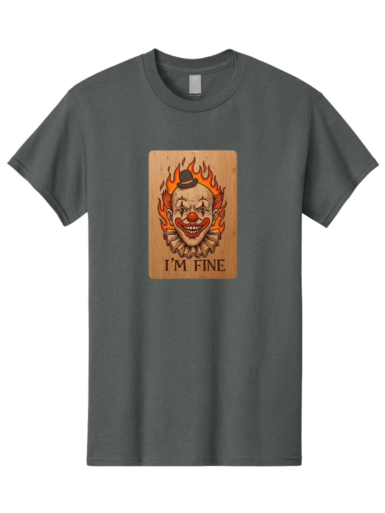 I-M-Fine-Clown-4 Men'S Graphic Tee, 100% Cotton, Comfortable Casual Summer Wear, Machine Washable, Vintage Camera, Old Camera, Antique Camera, Black Camera, Classic Photography, Photography Equipment, Nostalgic Device, Film Camera, Camera Art Bao542
