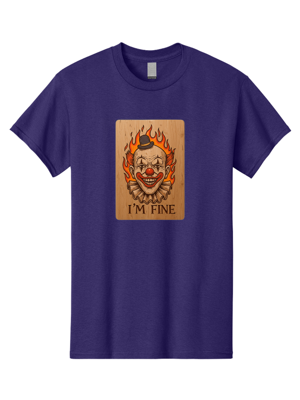 I-M-Fine-Clown-4 Men'S Graphic Tee, 100% Cotton, Comfortable Casual Summer Wear, Machine Washable, Vintage Camera, Old Camera, Antique Camera, Black Camera, Classic Photography, Photography Equipment, Nostalgic Device, Film Camera, Camera Art Bao542