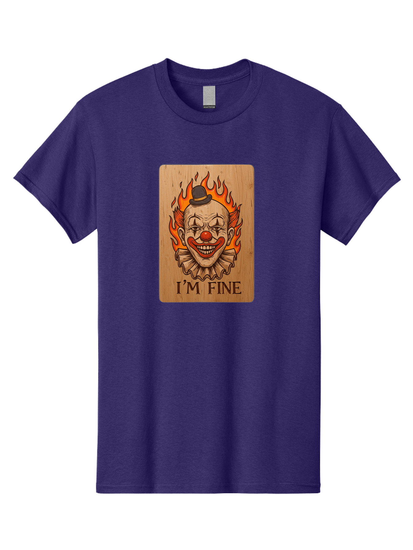 I-M-Fine-Clown-4 Men'S Graphic Tee, 100% Cotton, Comfortable Casual Summer Wear, Machine Washable, Vintage Camera, Old Camera, Antique Camera, Black Camera, Classic Photography, Photography Equipment, Nostalgic Device, Film Camera, Camera Art Bao542
